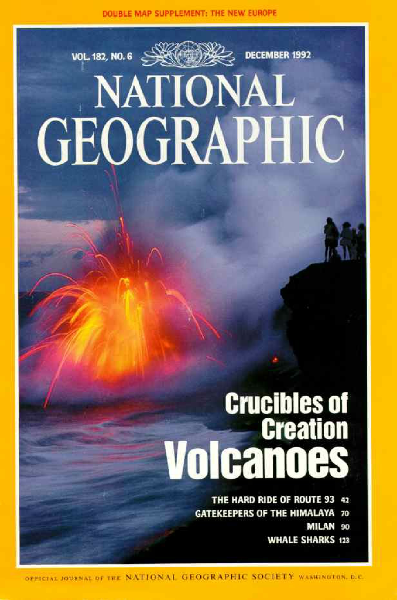 [해외잡지] National Geographic 1992-12 182-6 Dec