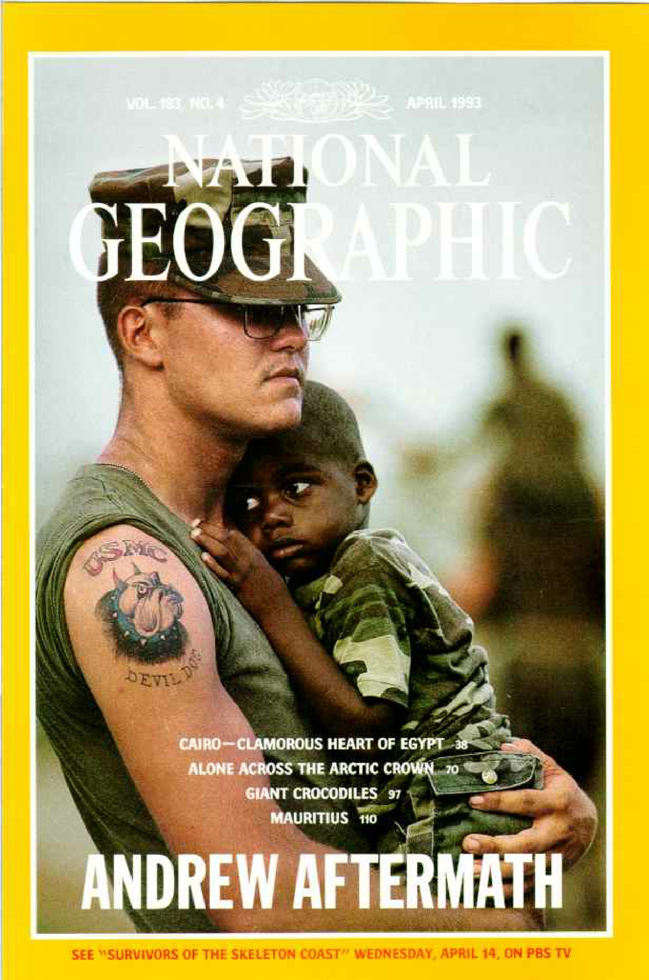 [해외잡지] National Geographic 1993-04 183-4 Apr