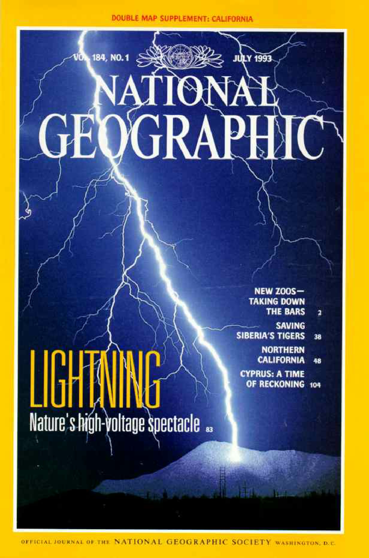 [해외잡지] National Geographic 1993-07 184-1 Jul