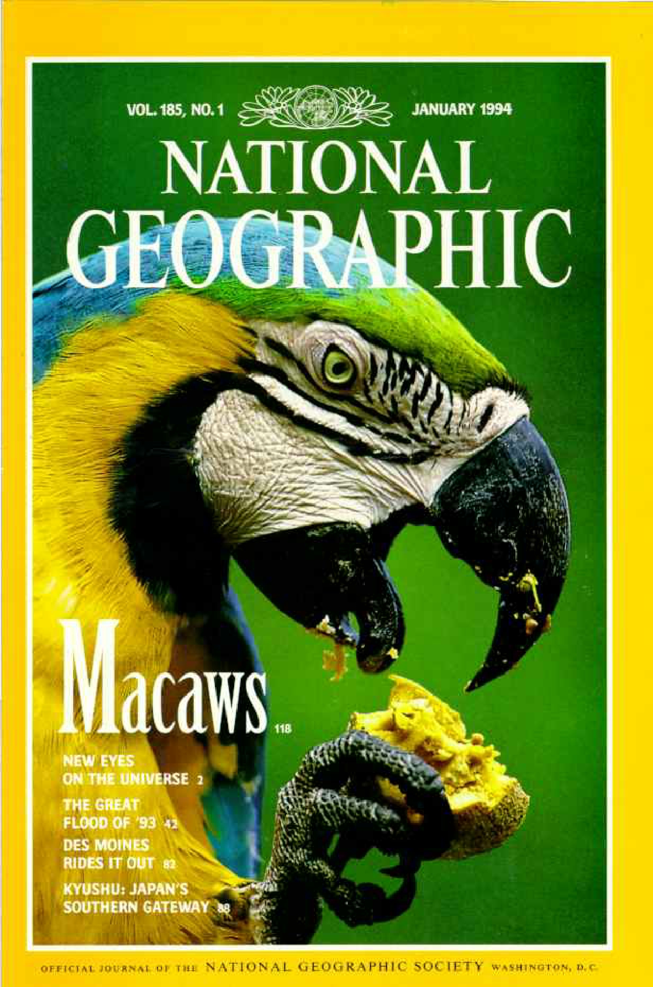 [해외잡지] National Geographic 1994-01 185-1 Jan