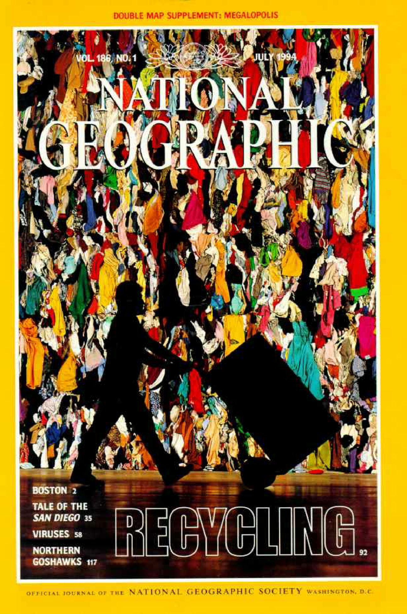 [해외잡지] National Geographic 1994-07 186-1 Jul