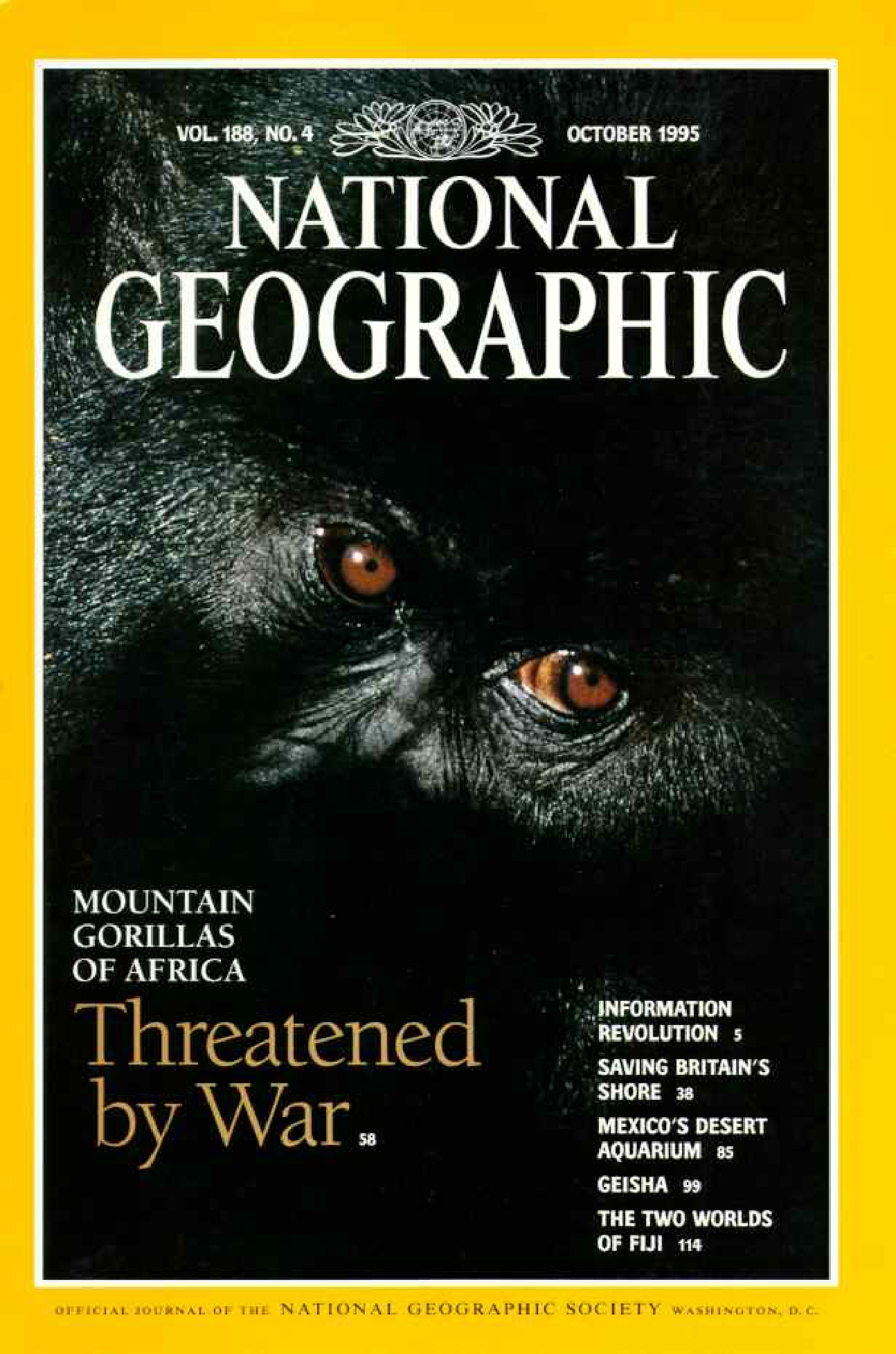 [해외잡지] National Geographic 1995-10 188-4 Oct