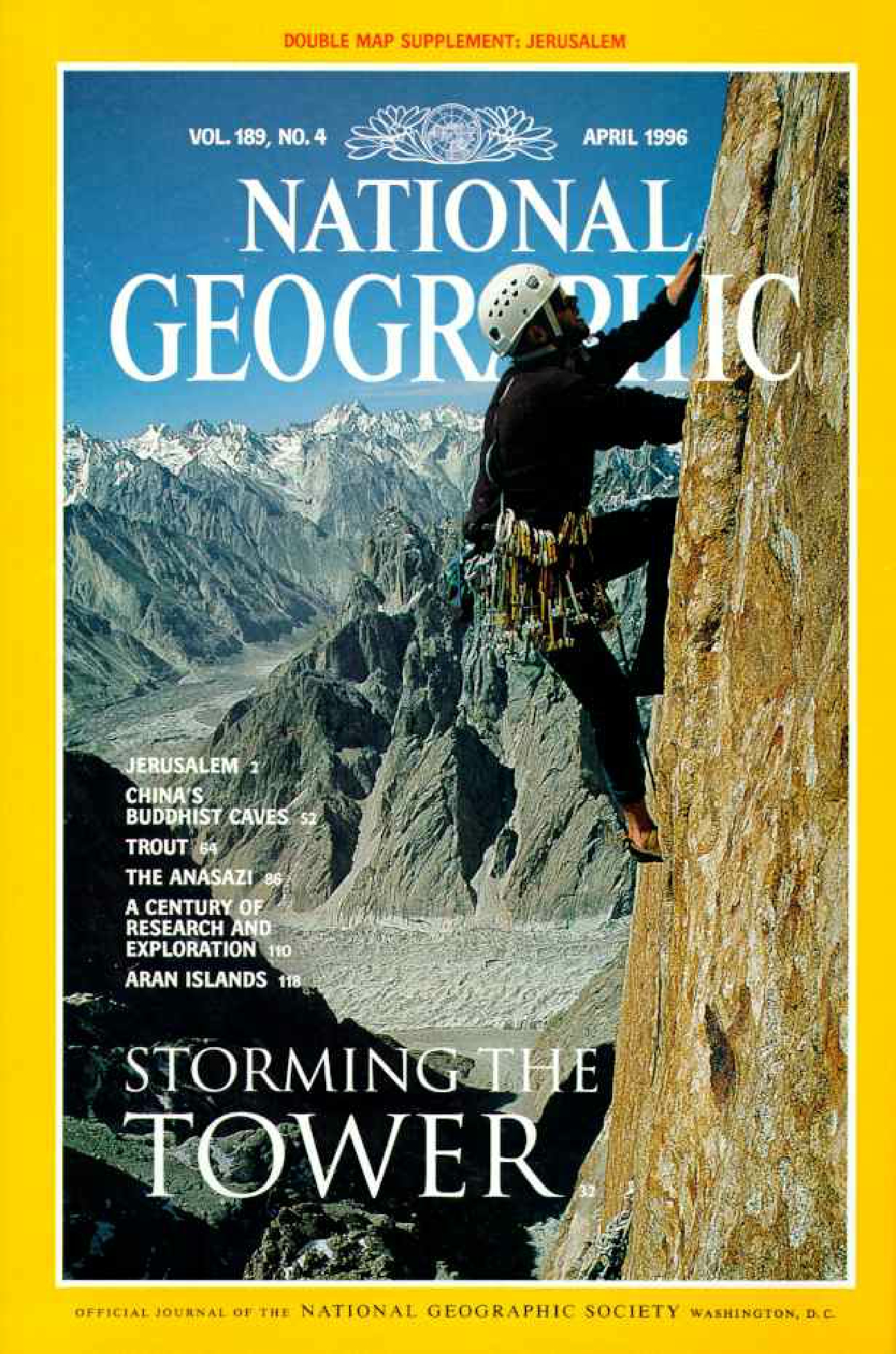 [해외잡지] National Geographic 1996-04 189-4 Apr