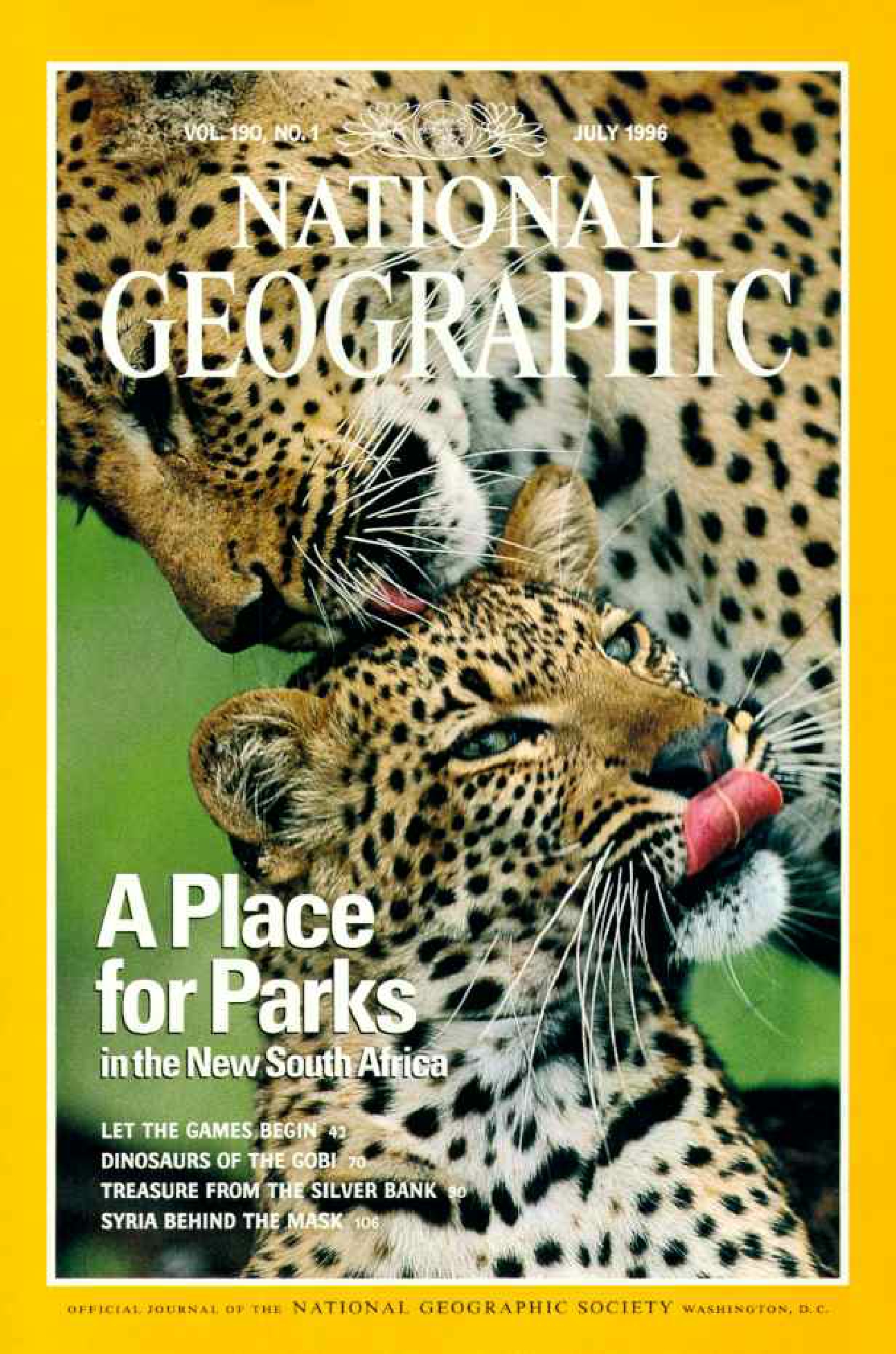 [해외잡지] National Geographic 1996-07 190-1 Jul