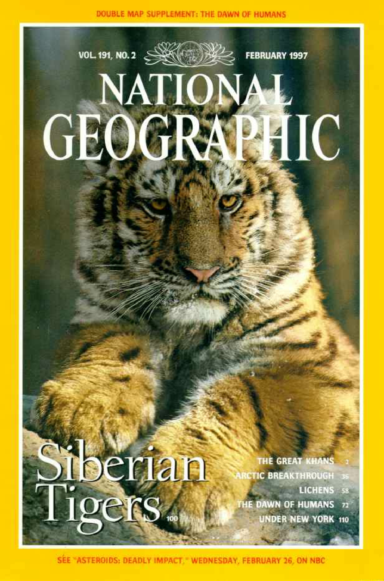 [해외잡지] National Geographic 1997-02 191-2 Feb