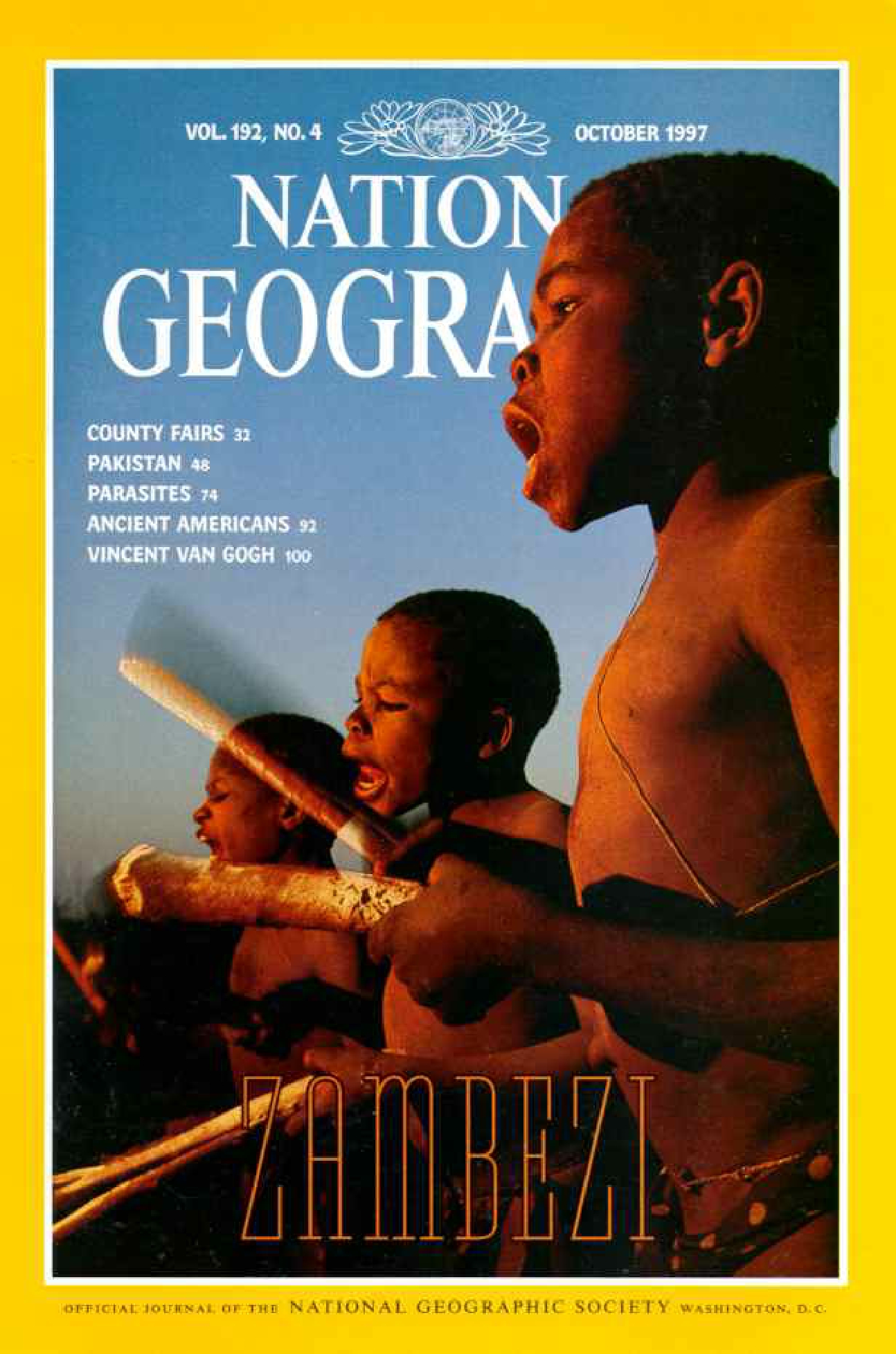 [해외잡지] National Geographic 1997-10 192-4 Oct