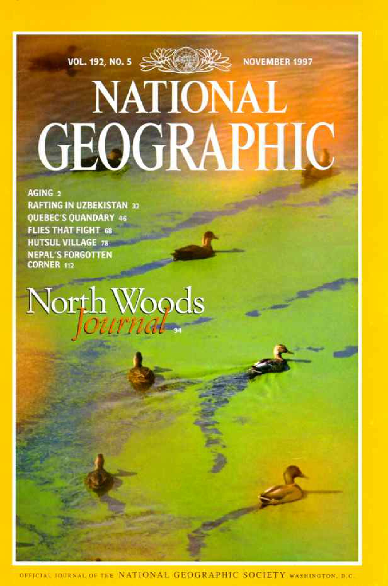 [해외잡지] National Geographic 1997-11 192-5 Nov