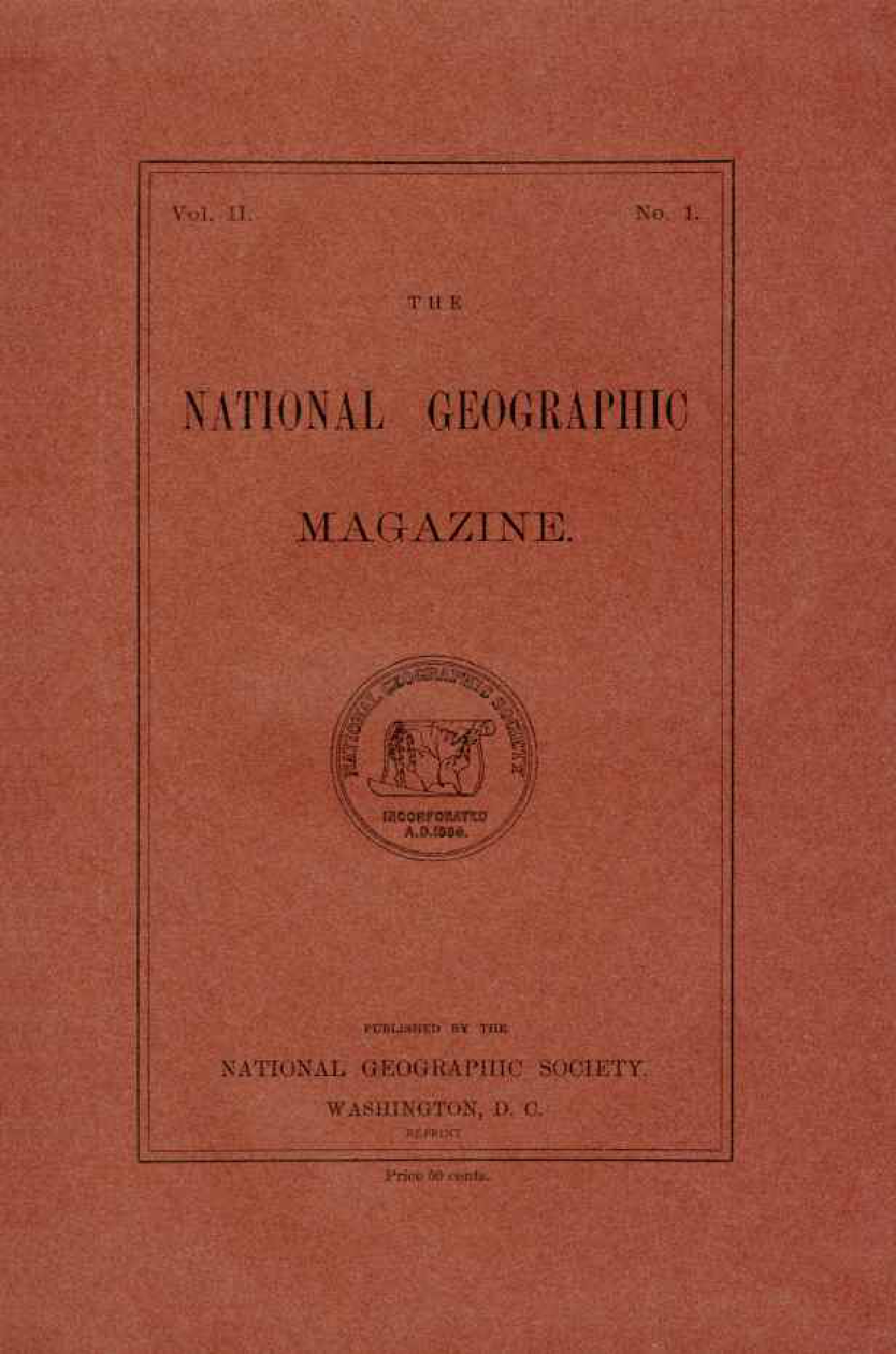 [해외잡지] National Geographic 1890-01 002-1