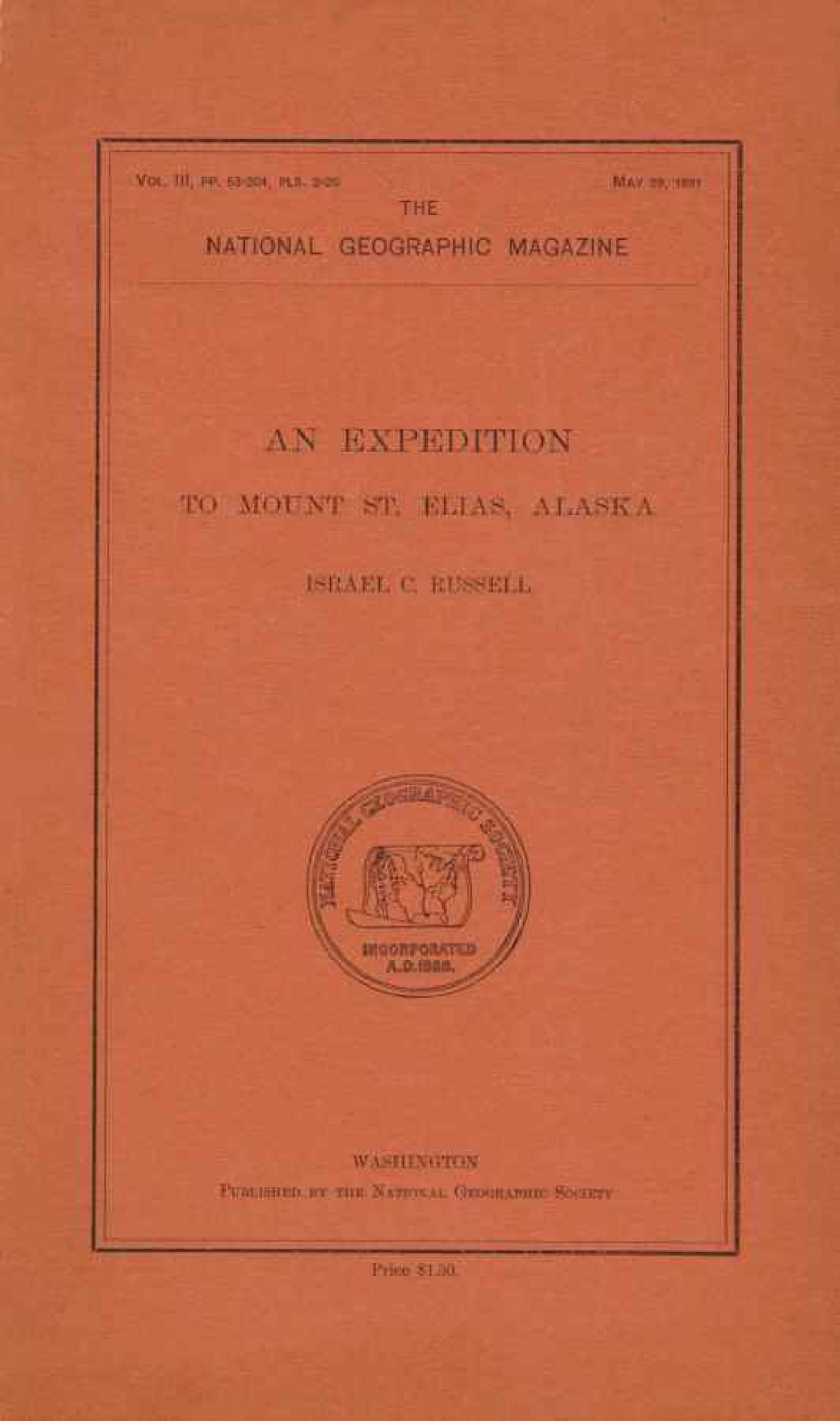[해외잡지] National Geographic 1891-04 003-4 May