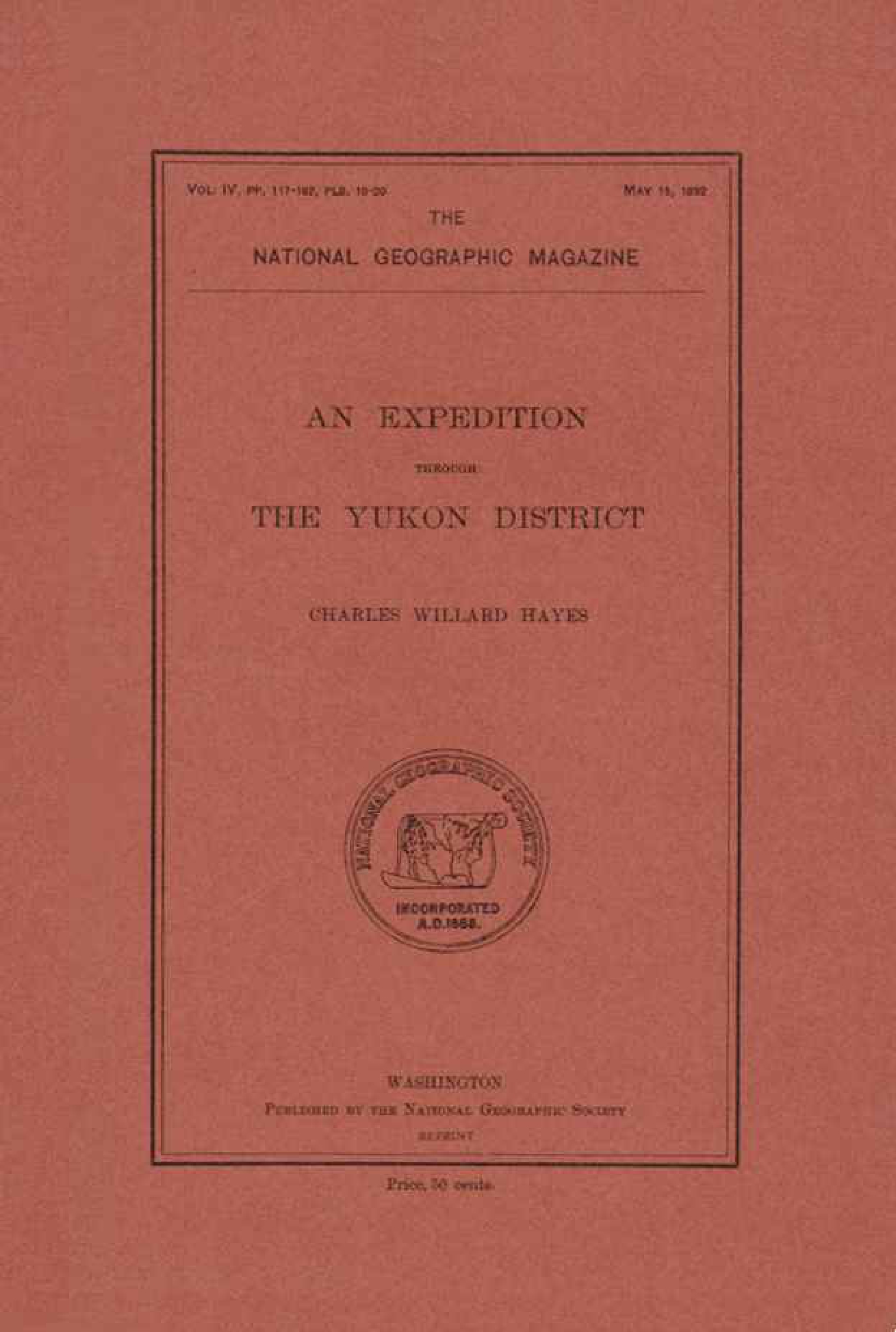 [해외잡지] National Geographic 1892-06 004-5 May