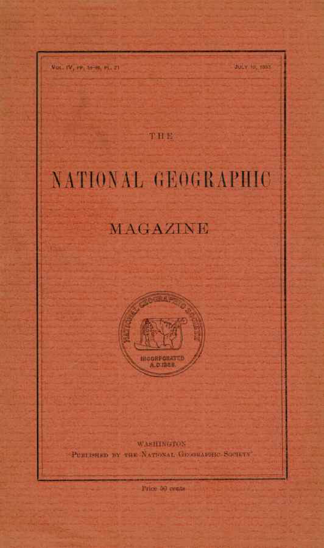 [해외잡지] National Geographic 1893-07 005-4 Jul