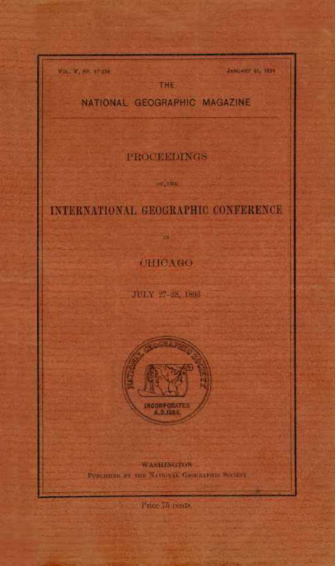 [해외잡지] National Geographic 1894-01 005-5 Jan
