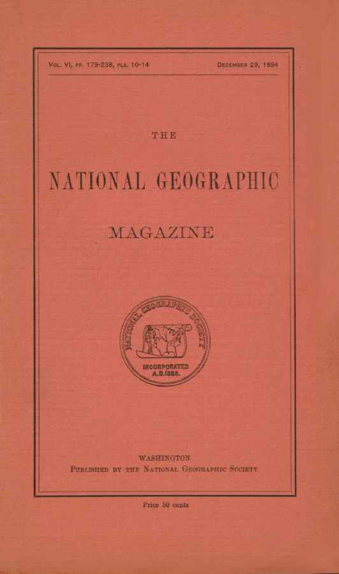 [해외잡지] National Geographic 1894-12 006-7 Dec