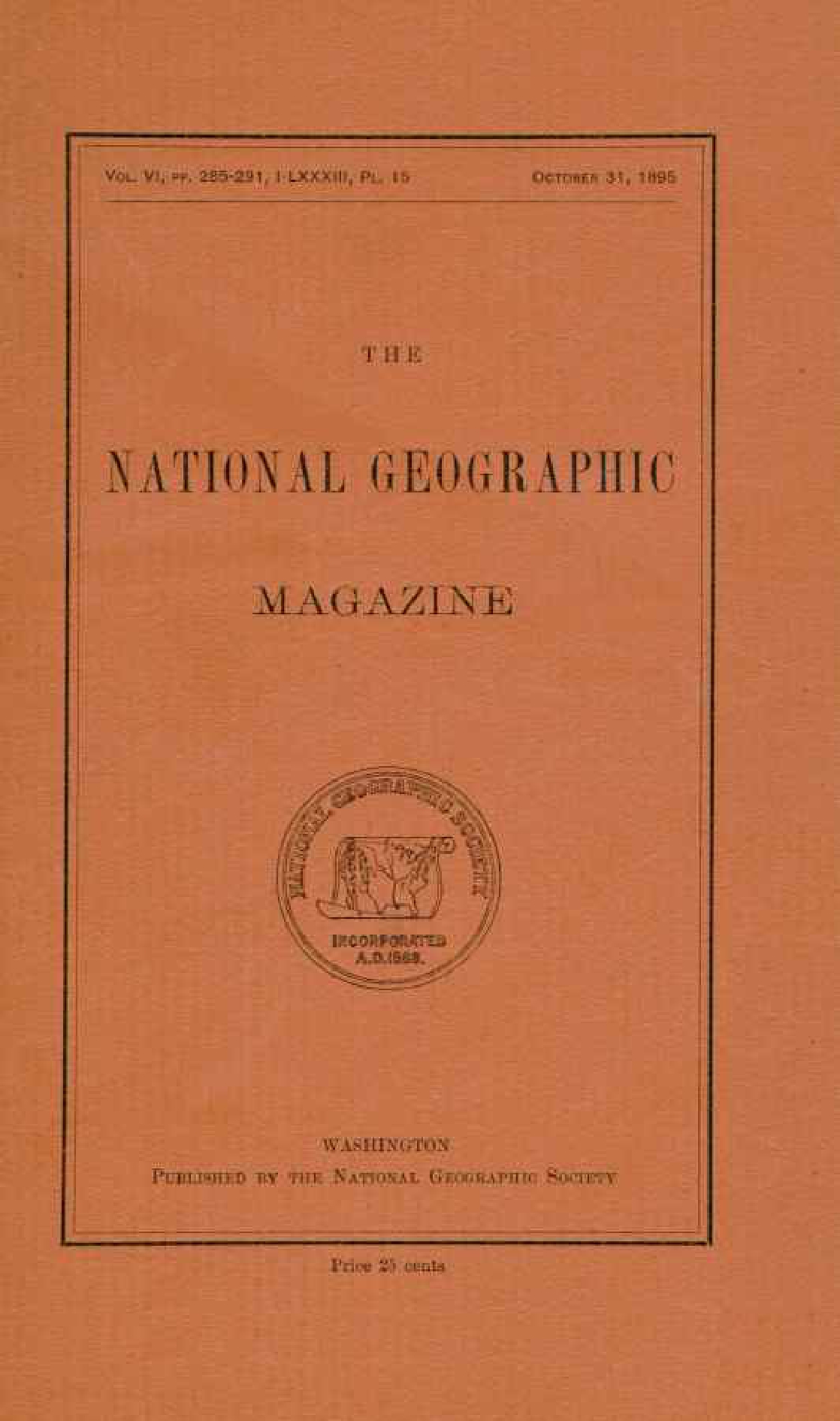 [해외잡지] National Geographic 1895-10 006-9 Oct