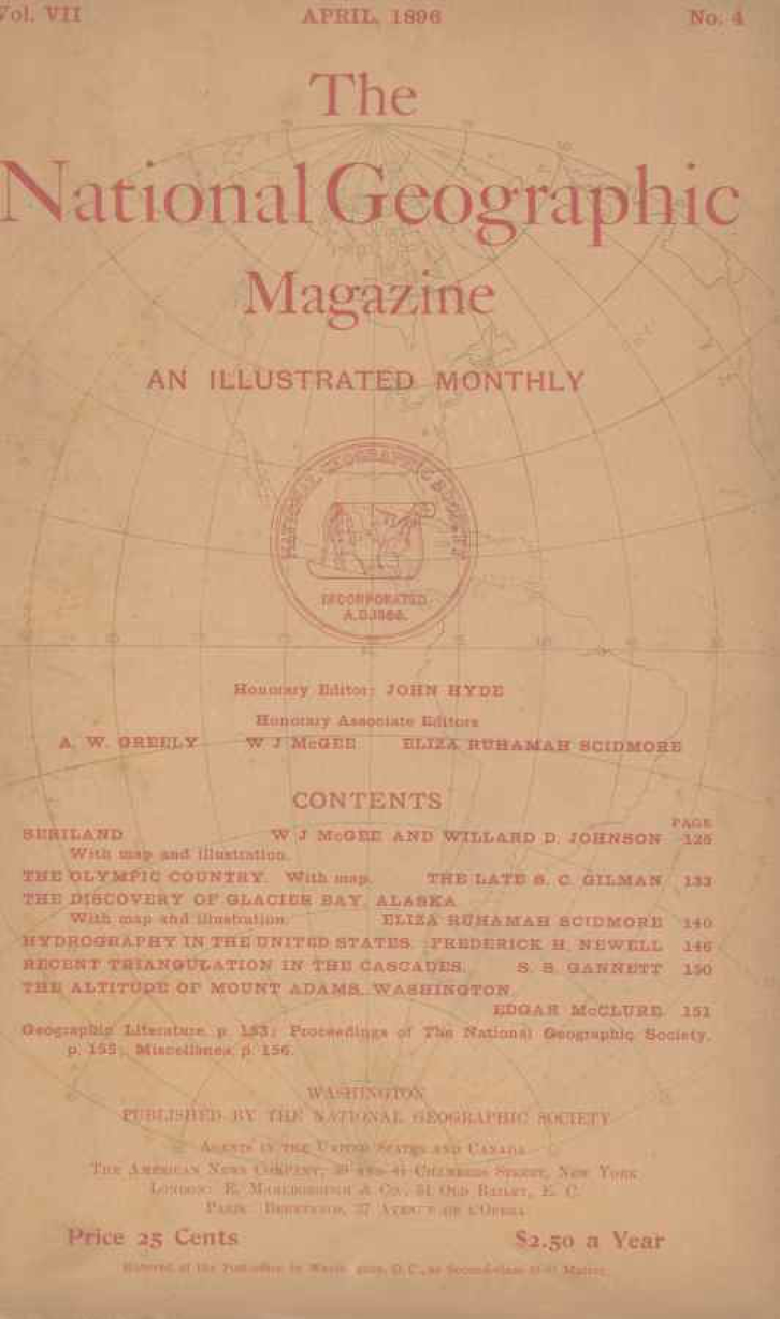 [해외잡지] National Geographic 1896-04 007-04 Apr