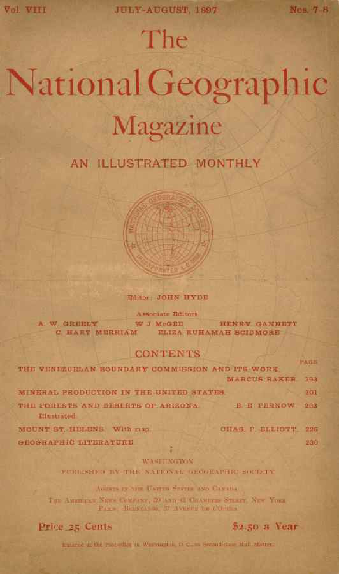 [해외잡지] National Geographic 1897-07 008-07 Jul