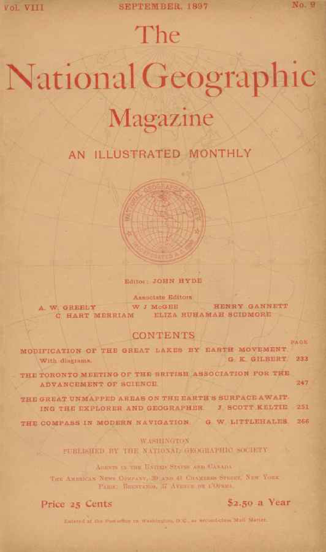 [해외잡지] National Geographic 1897-08 008-08 Aug