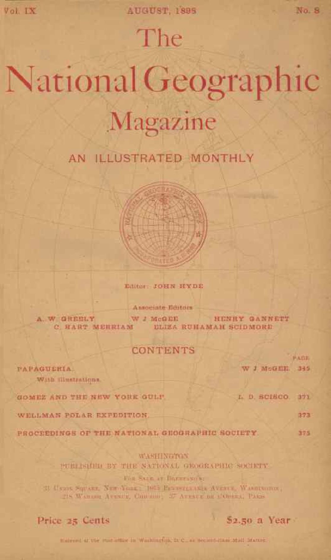 [해외잡지] National Geographic 1898-08 009-08 Aug