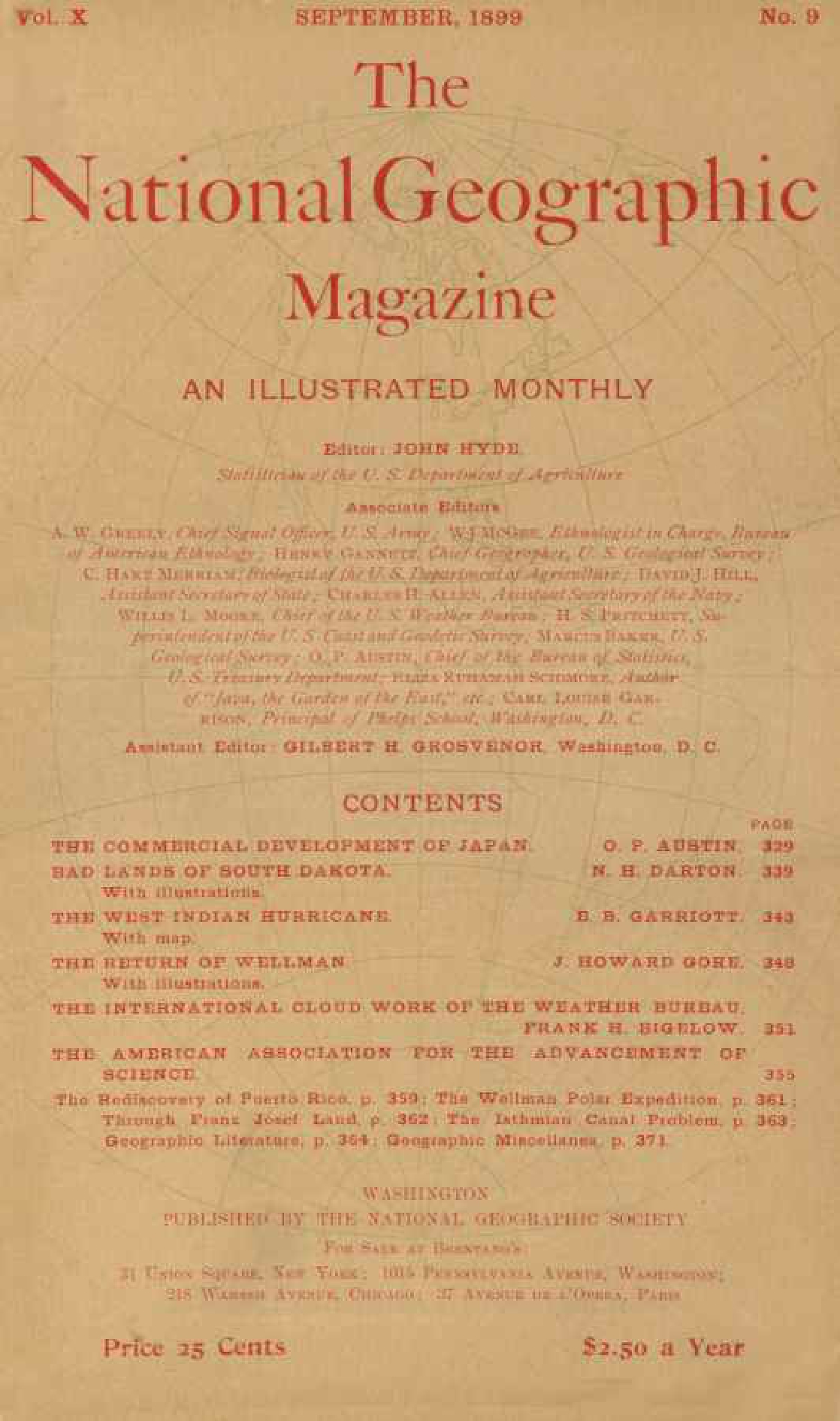 [해외잡지] National Geographic 1899-09 010-09 Sep