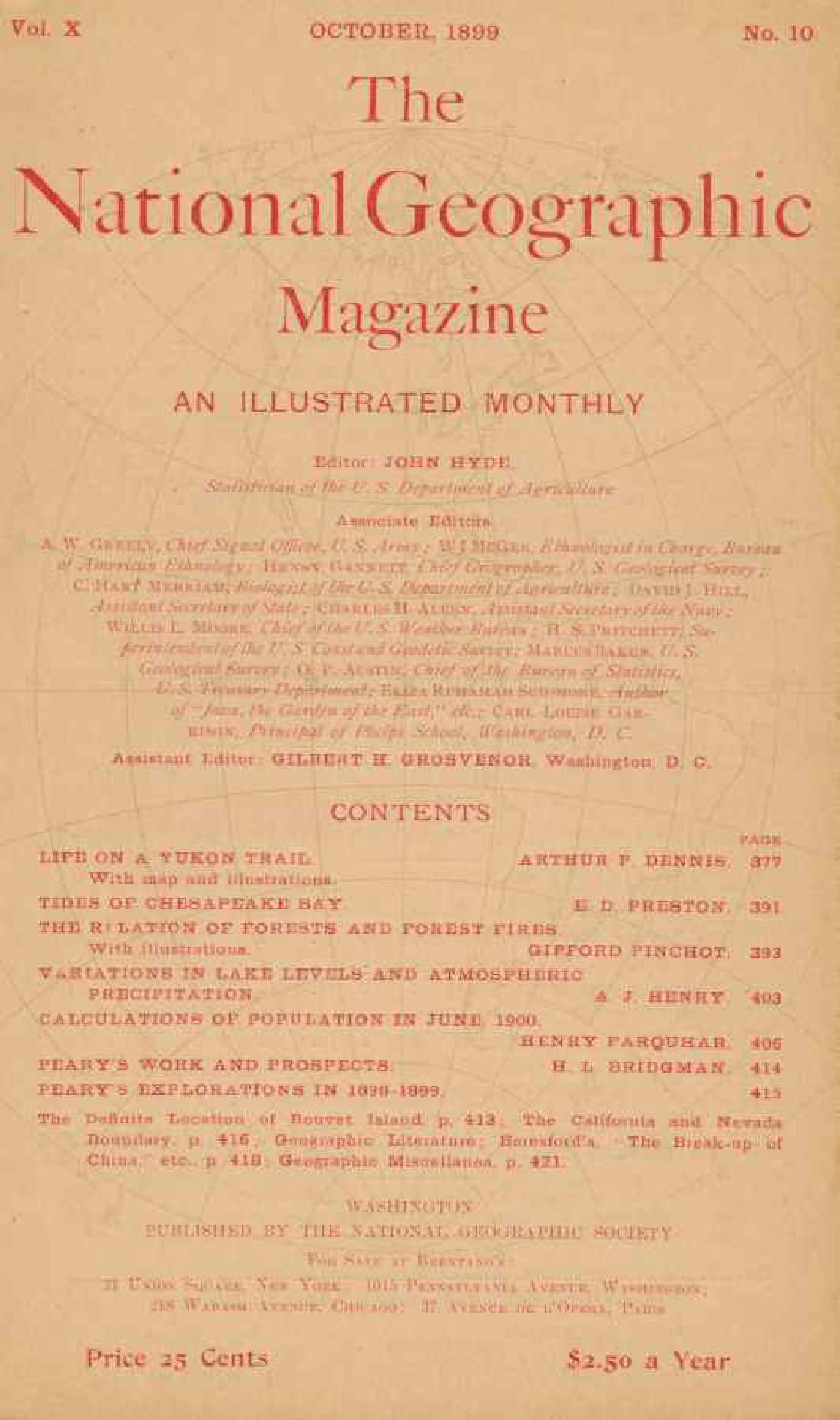[해외잡지] National Geographic 1899-10 010-10 Oct