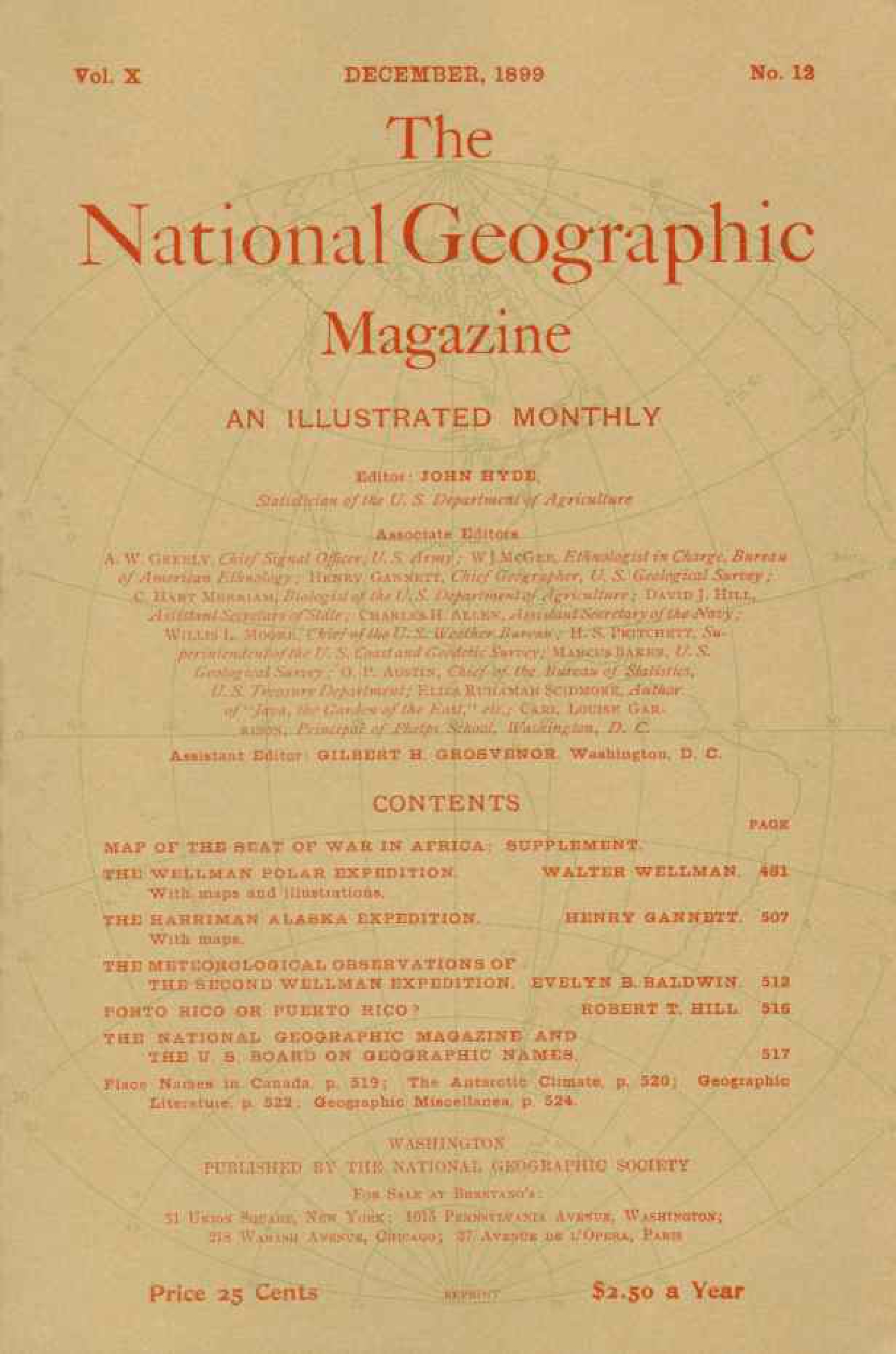 [해외잡지] National Geographic 1899-12 010-12 Dec