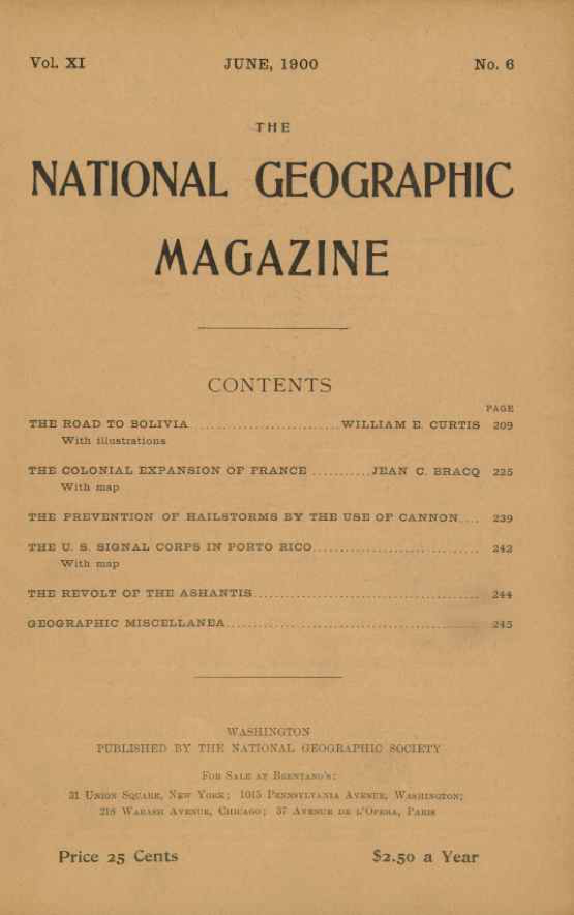 [해외잡지] National Geographic 1900-06 011-06 Jun