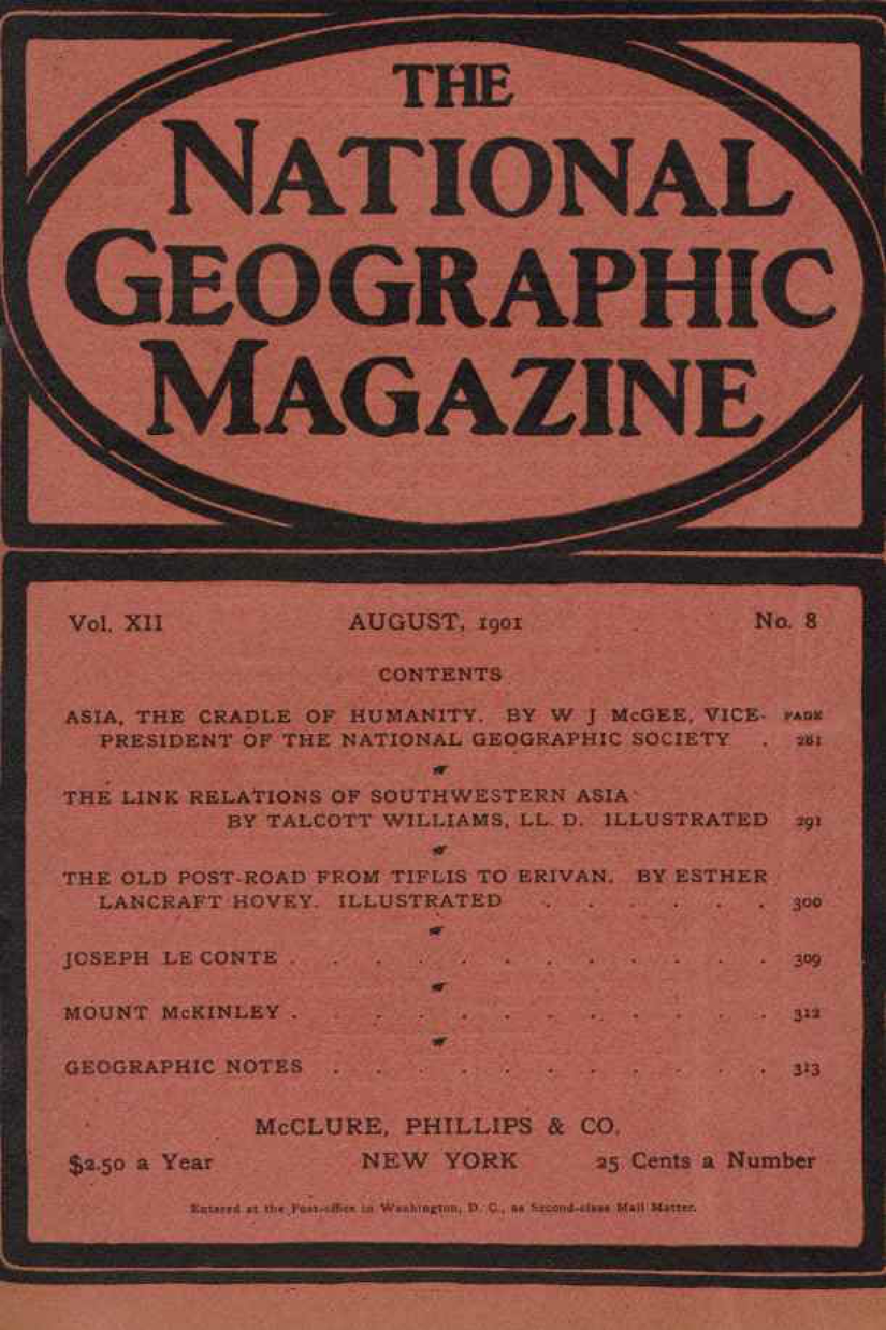 [해외잡지] National Geographic 1901-08 012-08 Aug