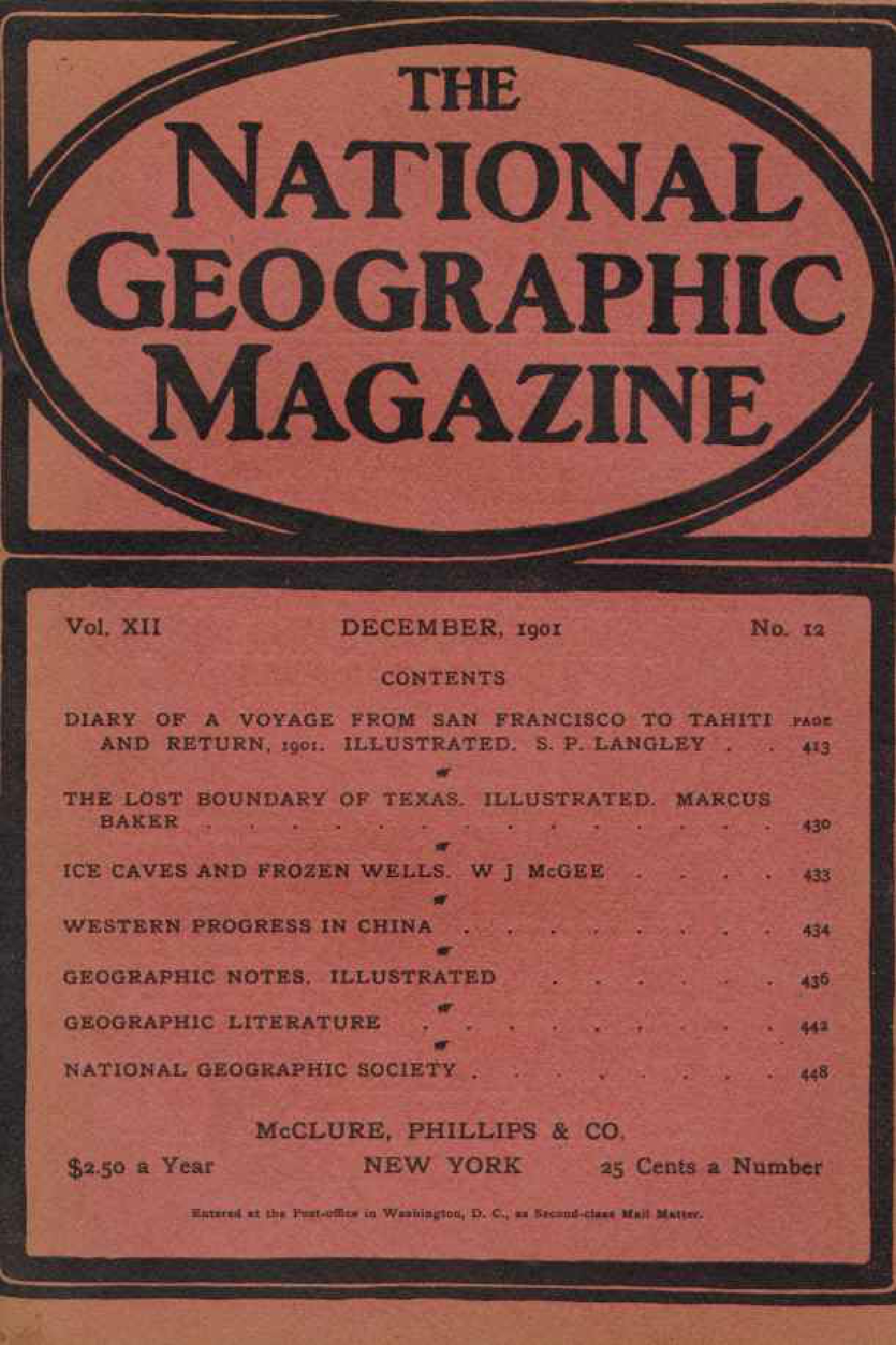 [해외잡지] National Geographic 1901-12 012-12 Dec