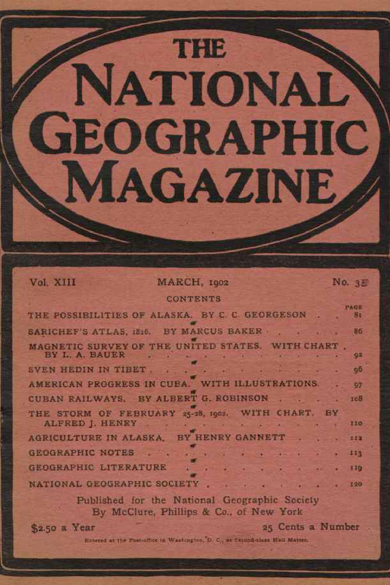 [해외잡지] National Geographic 1902-03 013-03 Mar