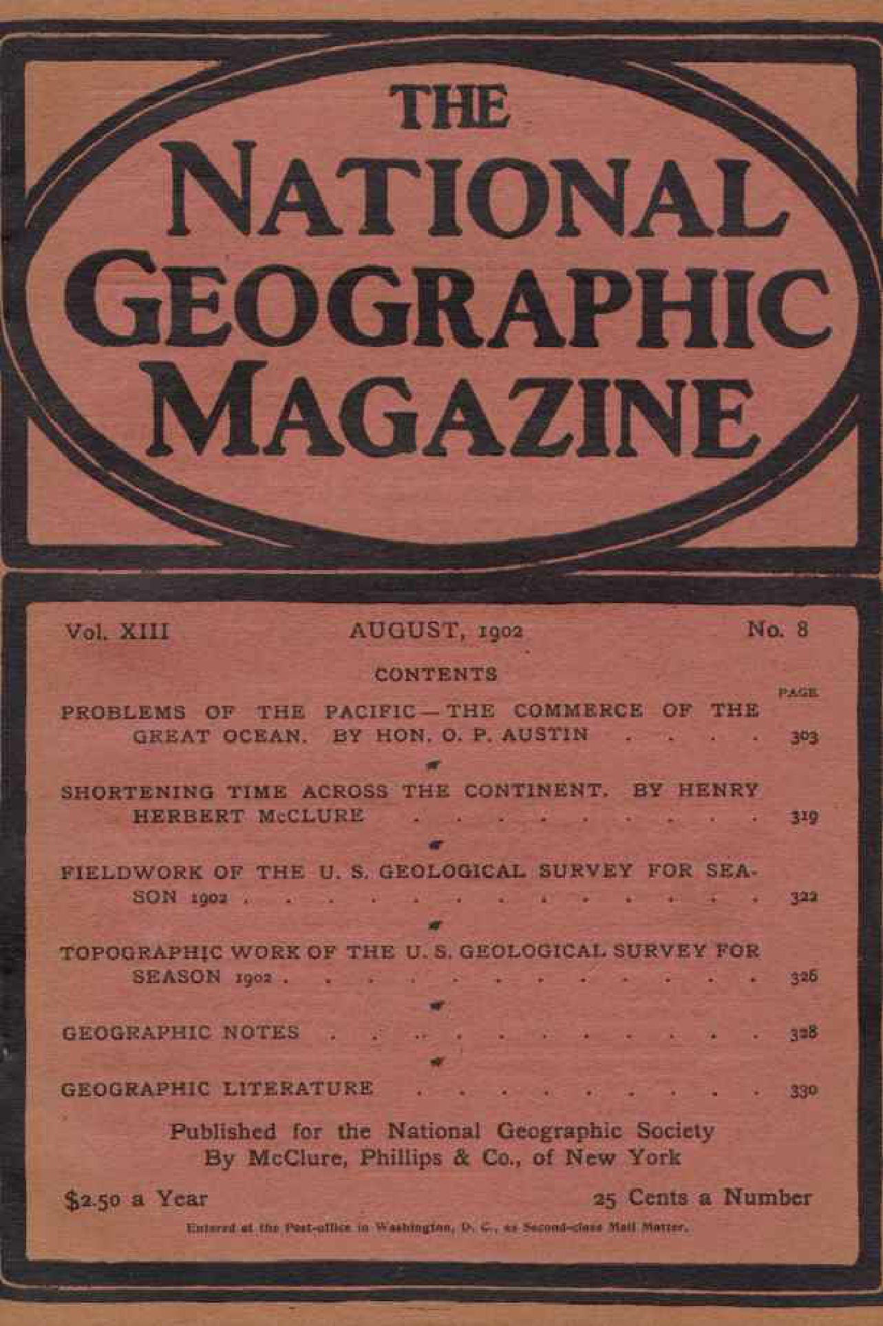 [해외잡지] National Geographic 1902-08 013-08 Aug
