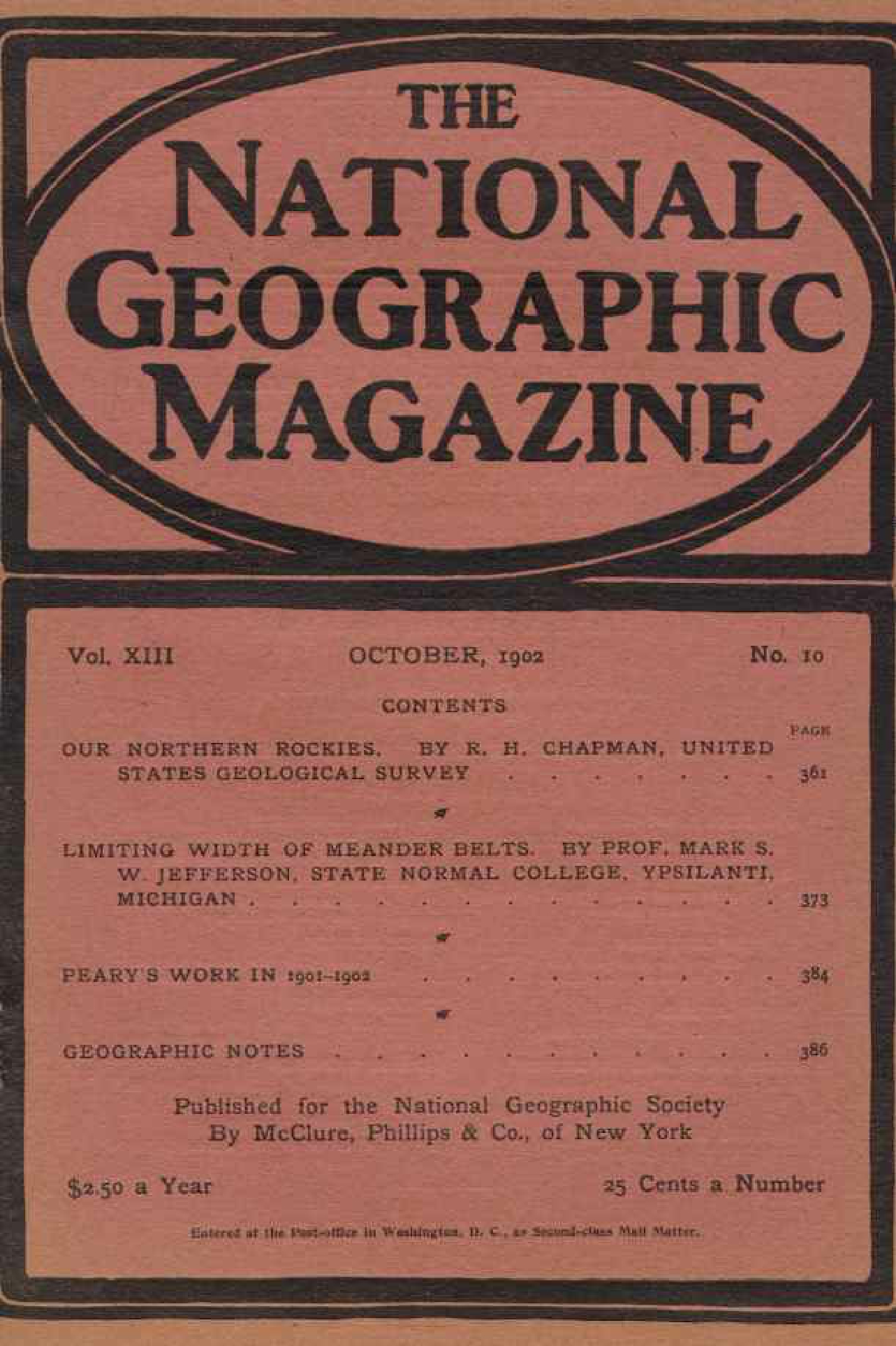 [해외잡지] National Geographic 1902-10 013-10 Oct