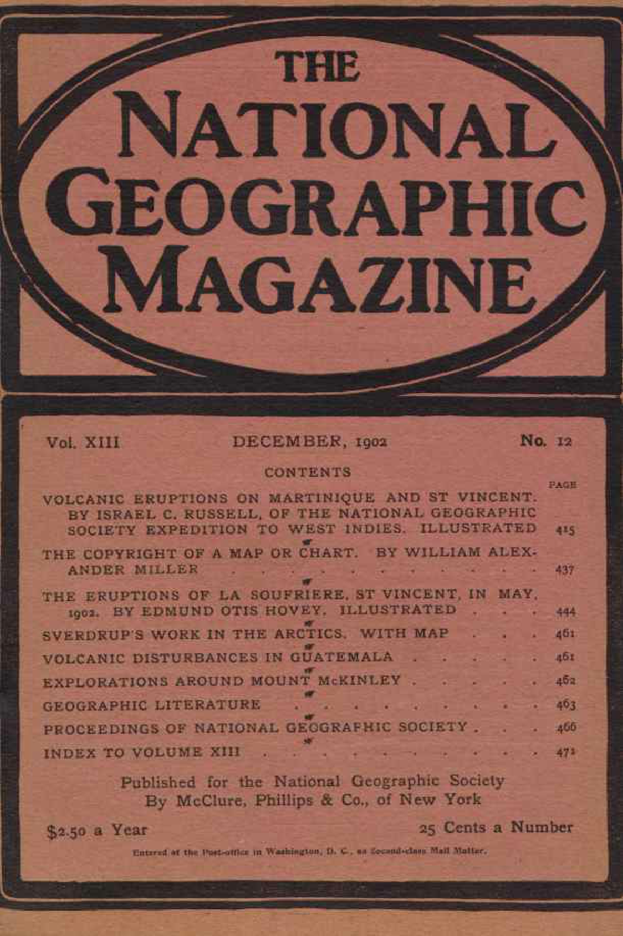 [해외잡지] National Geographic 1902-12 013-12 Dec