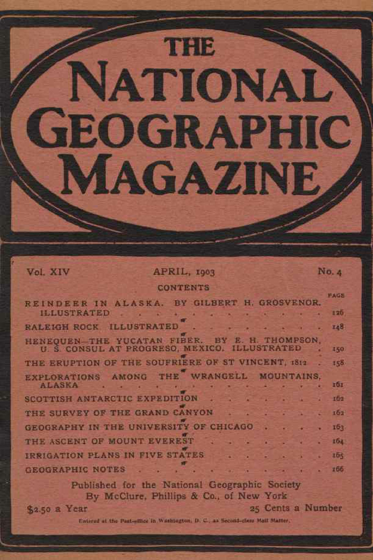 [해외잡지] National Geographic 1903-04 014-04 Apr