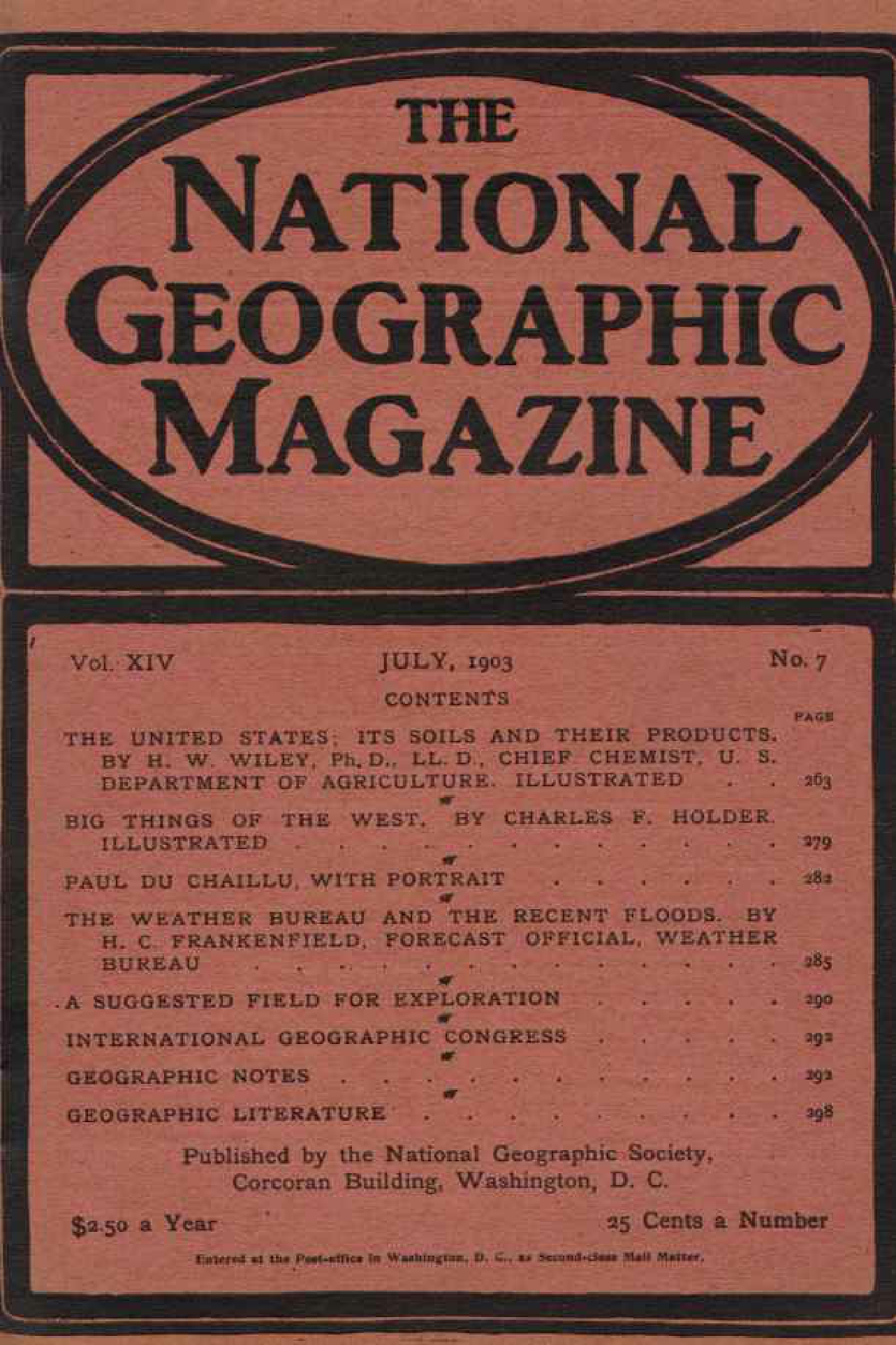 [해외잡지] National Geographic 1903-07 014-07 Jul