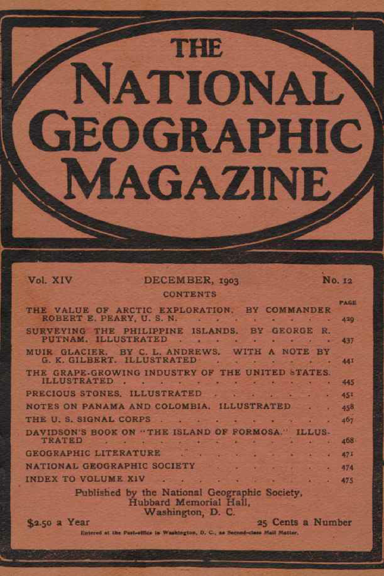 [해외잡지] National Geographic 1903-12 014-12 Dec