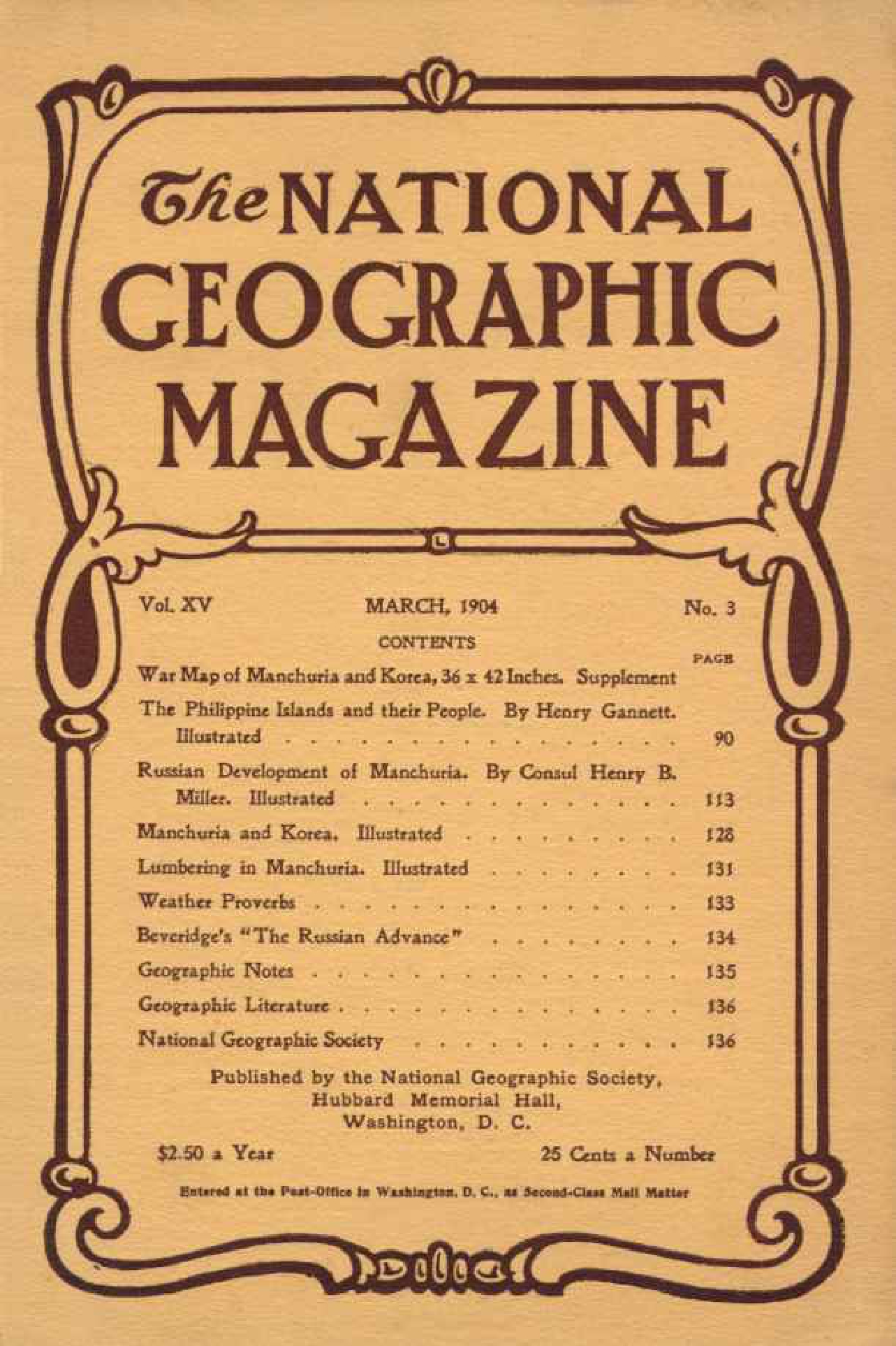[해외잡지] National Geographic 1904-03 015-03 Mar