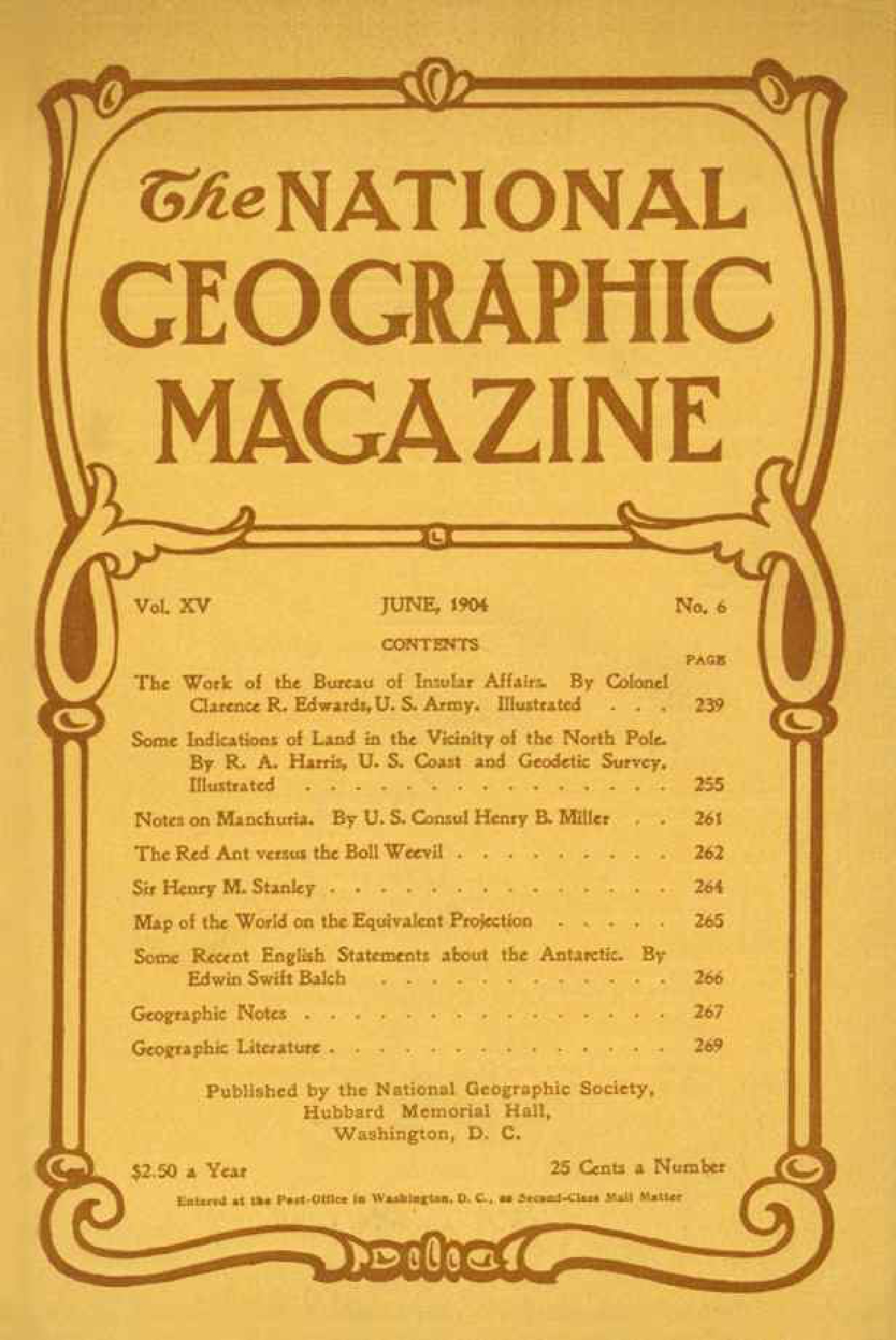 [해외잡지] National Geographic 1904-06 015-06 Jun