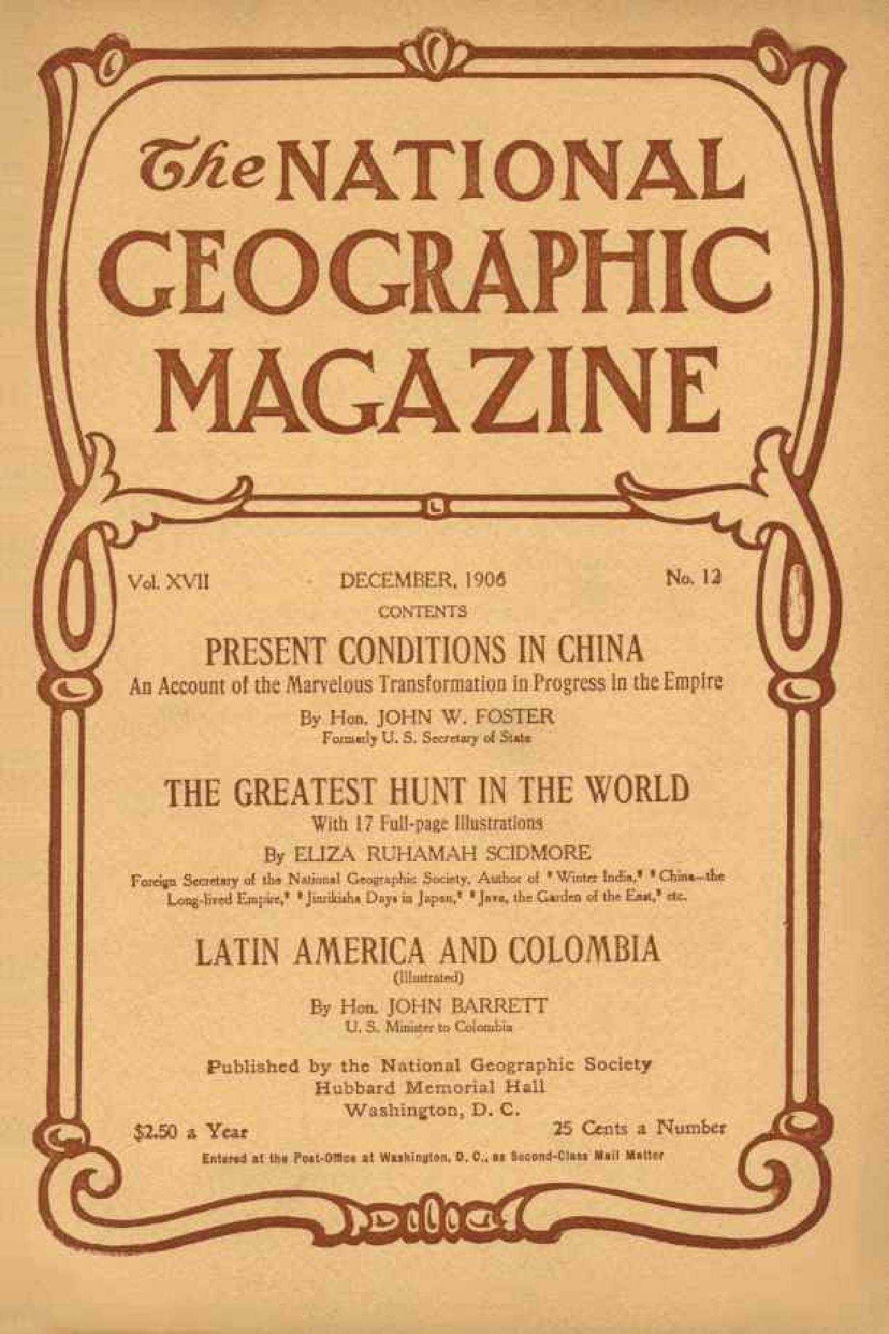 [해외잡지] National Geographic 1906-12 017-12 Dec