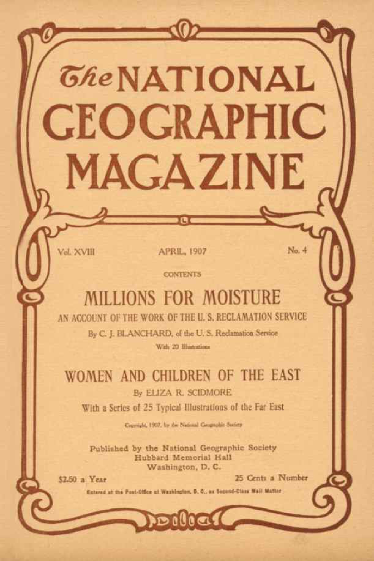 [해외잡지] National Geographic 1907-04 018-04 Apr