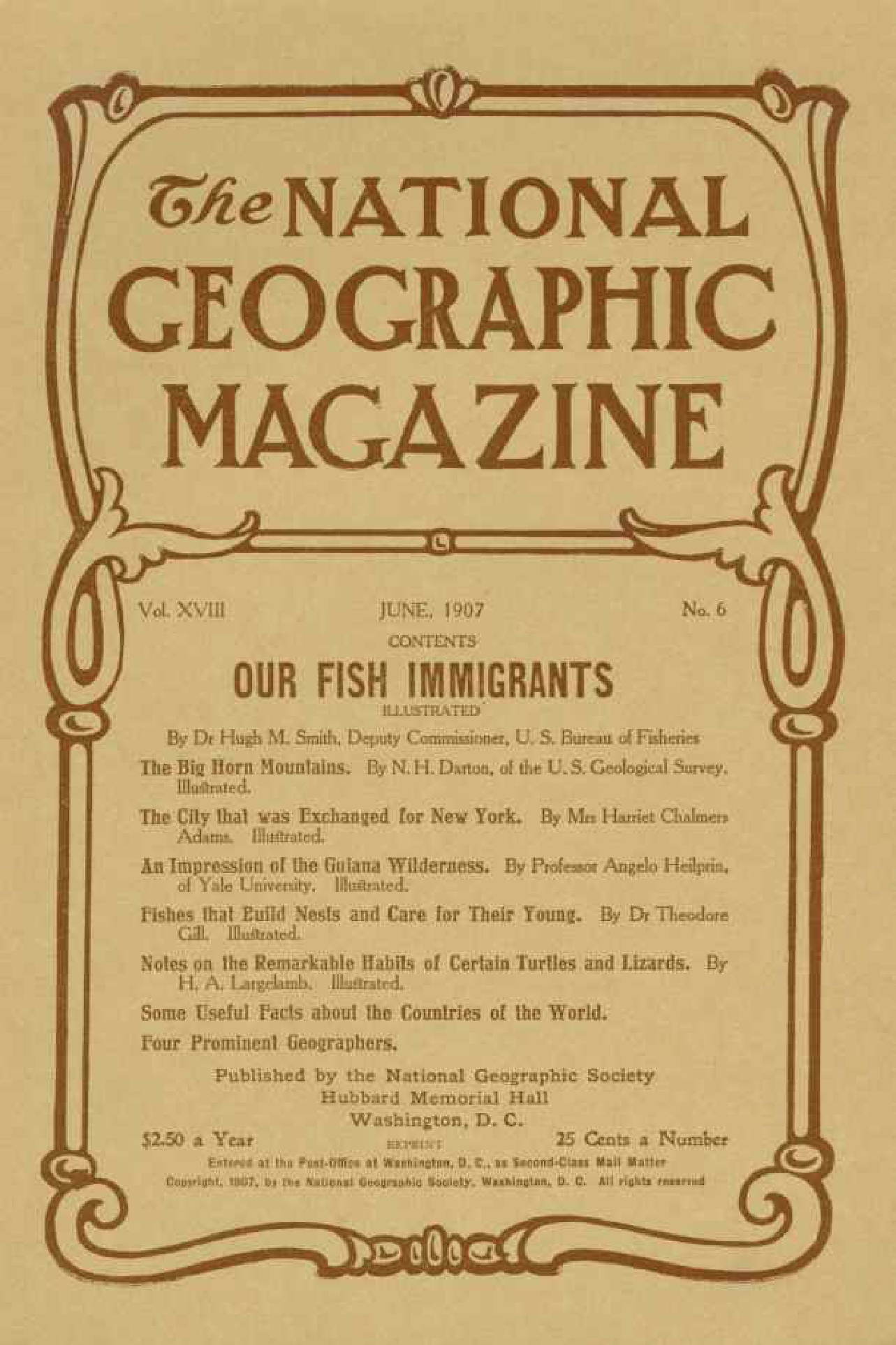 [해외잡지] National Geographic 1907-06 018-06 Jun