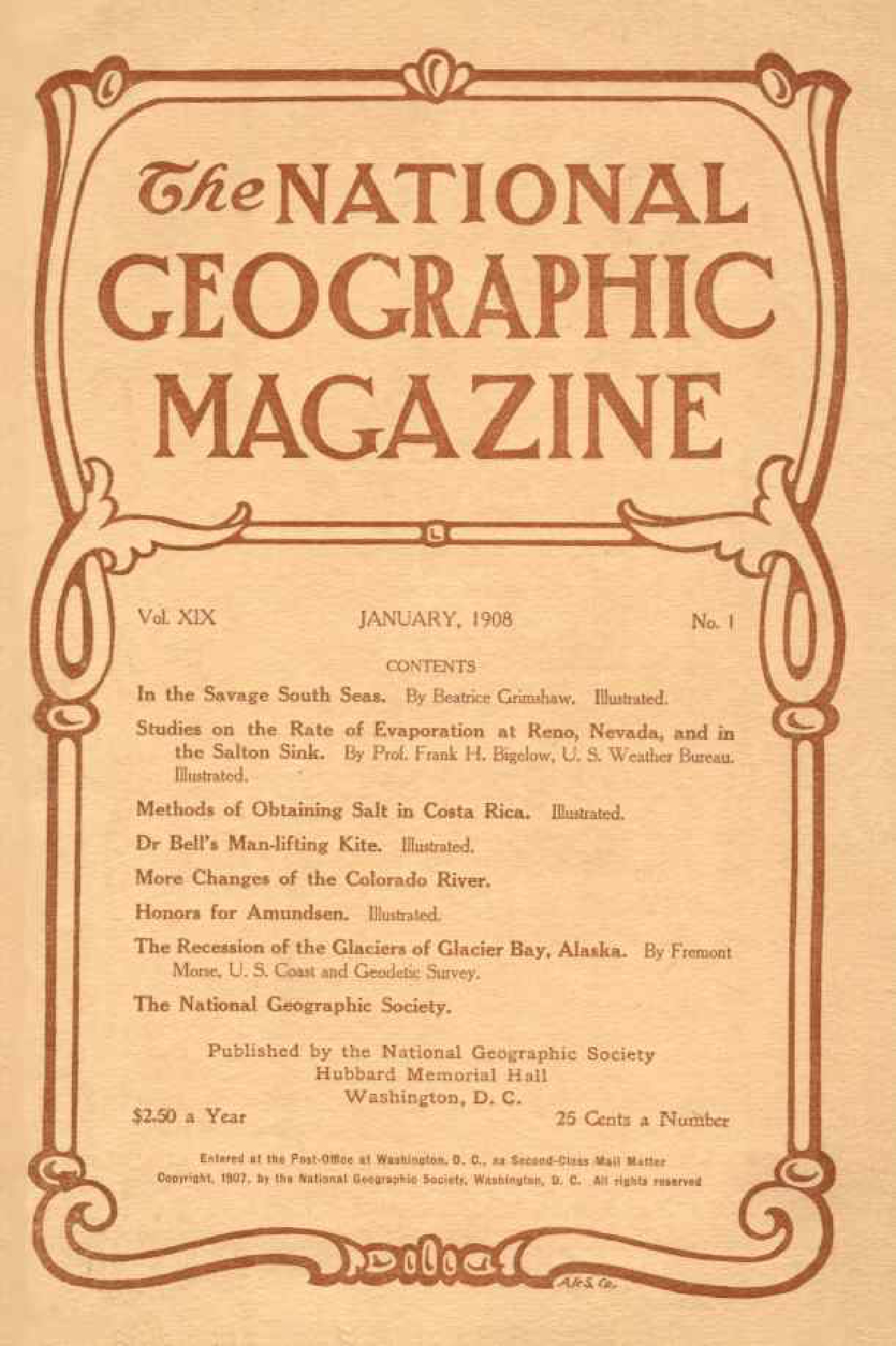 [해외잡지] National Geographic 1908-01 019-01 Jan
