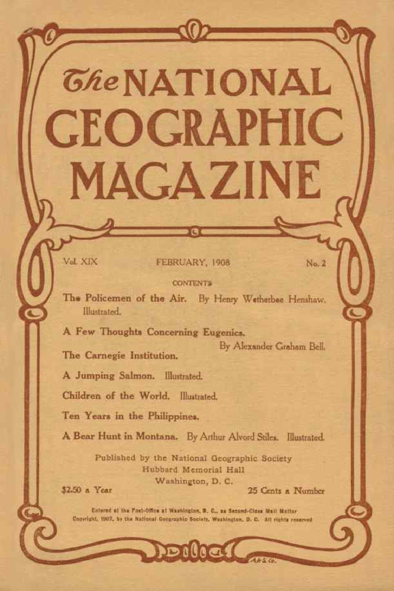 [해외잡지] National Geographic 1908-02 019-02 Feb