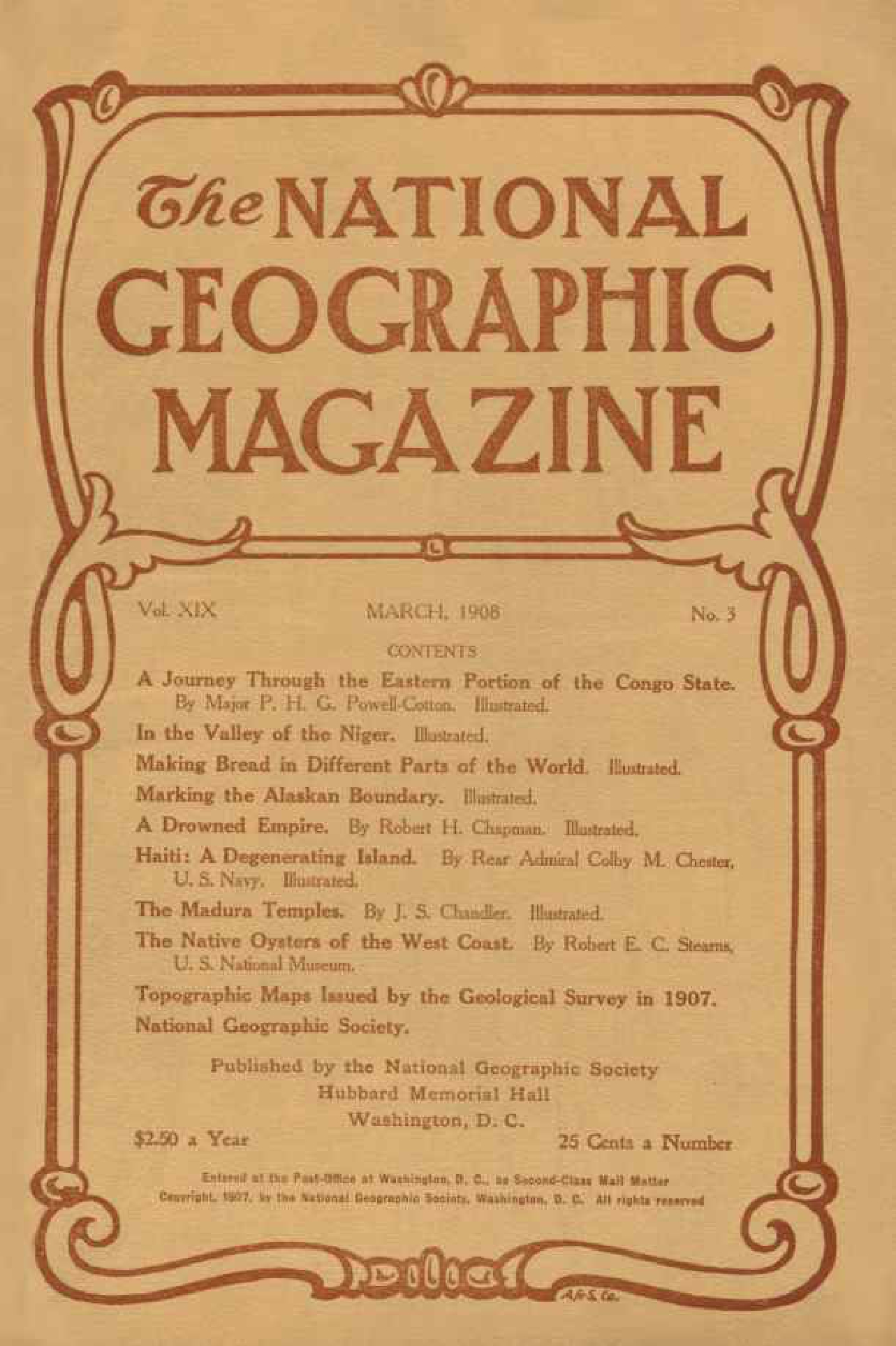 [해외잡지] National Geographic 1908-03 019-03 Mar