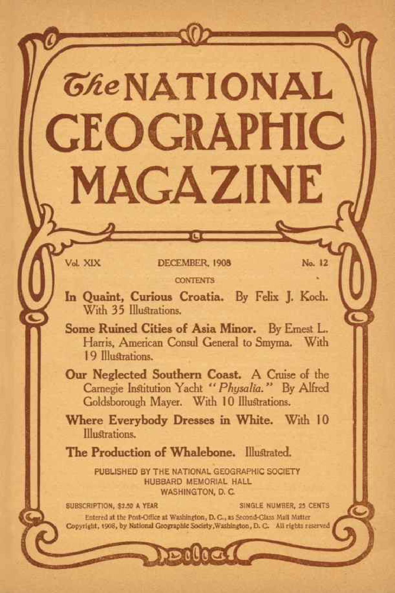 [해외잡지] National Geographic 1908-12 019-12 Dec