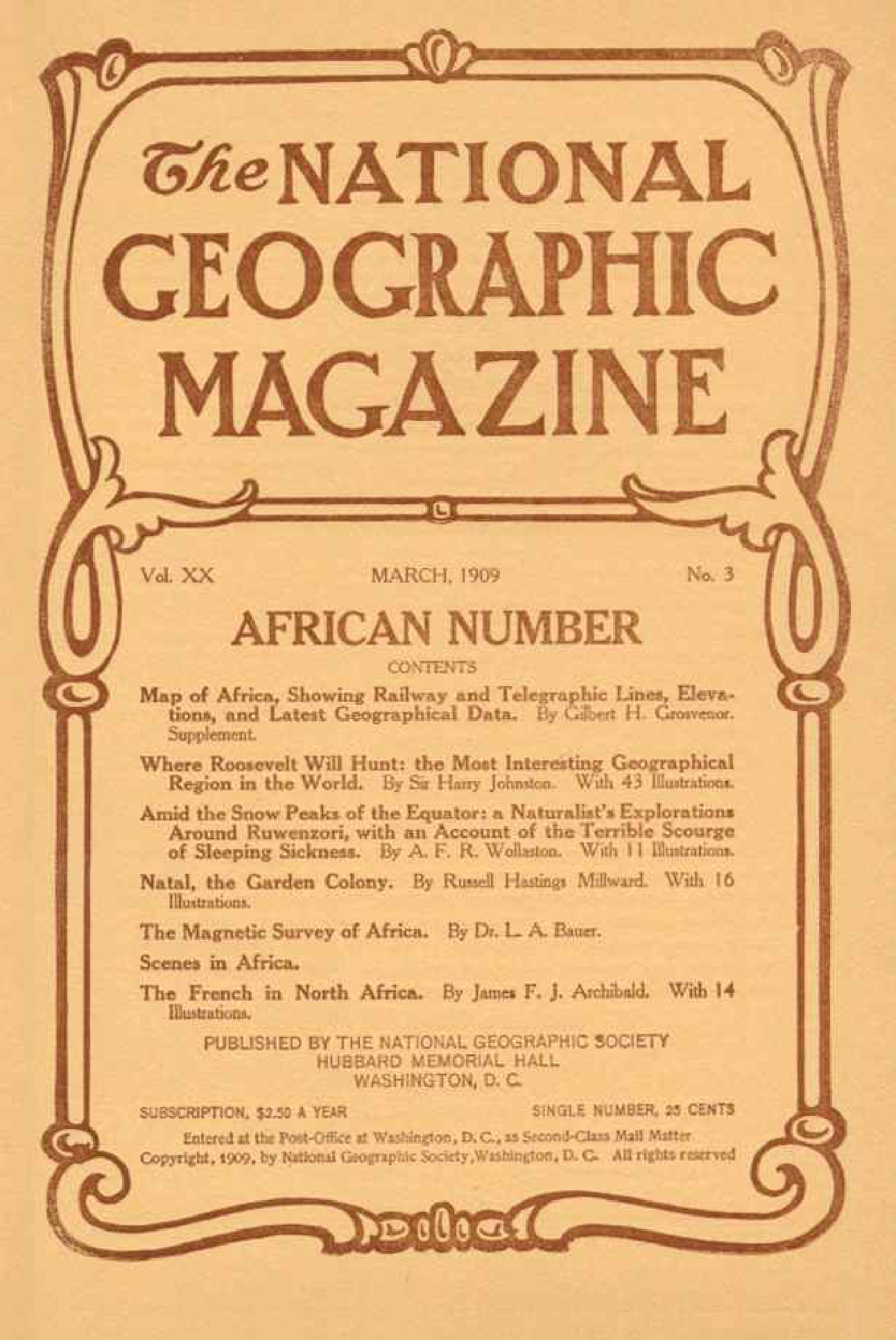 [해외잡지] National Geographic 1909-03 020-03 Mar