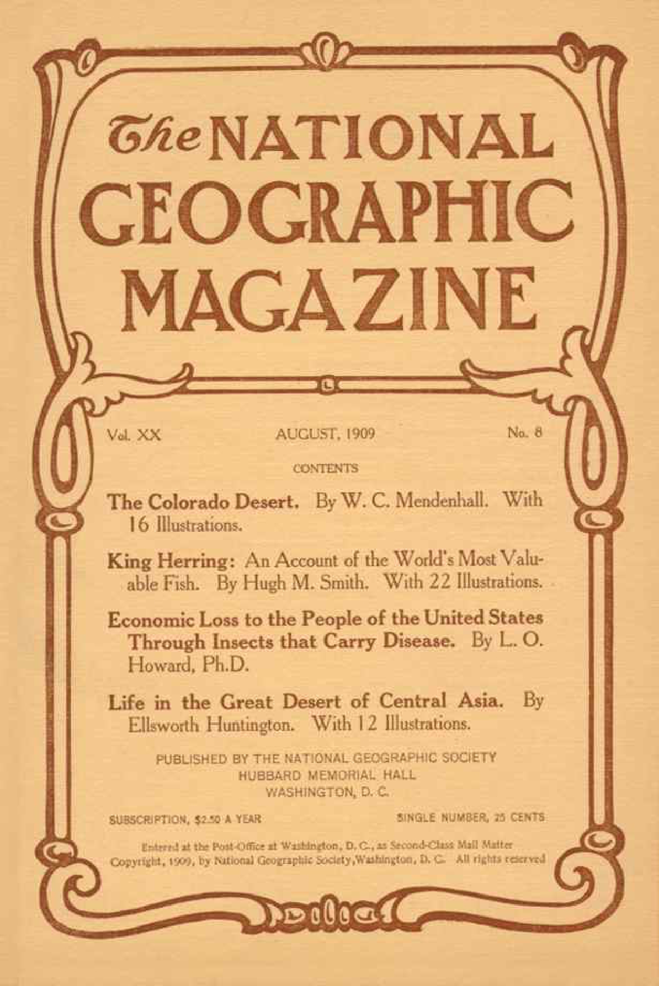[해외잡지] National Geographic 1909-08 020-08 Aug