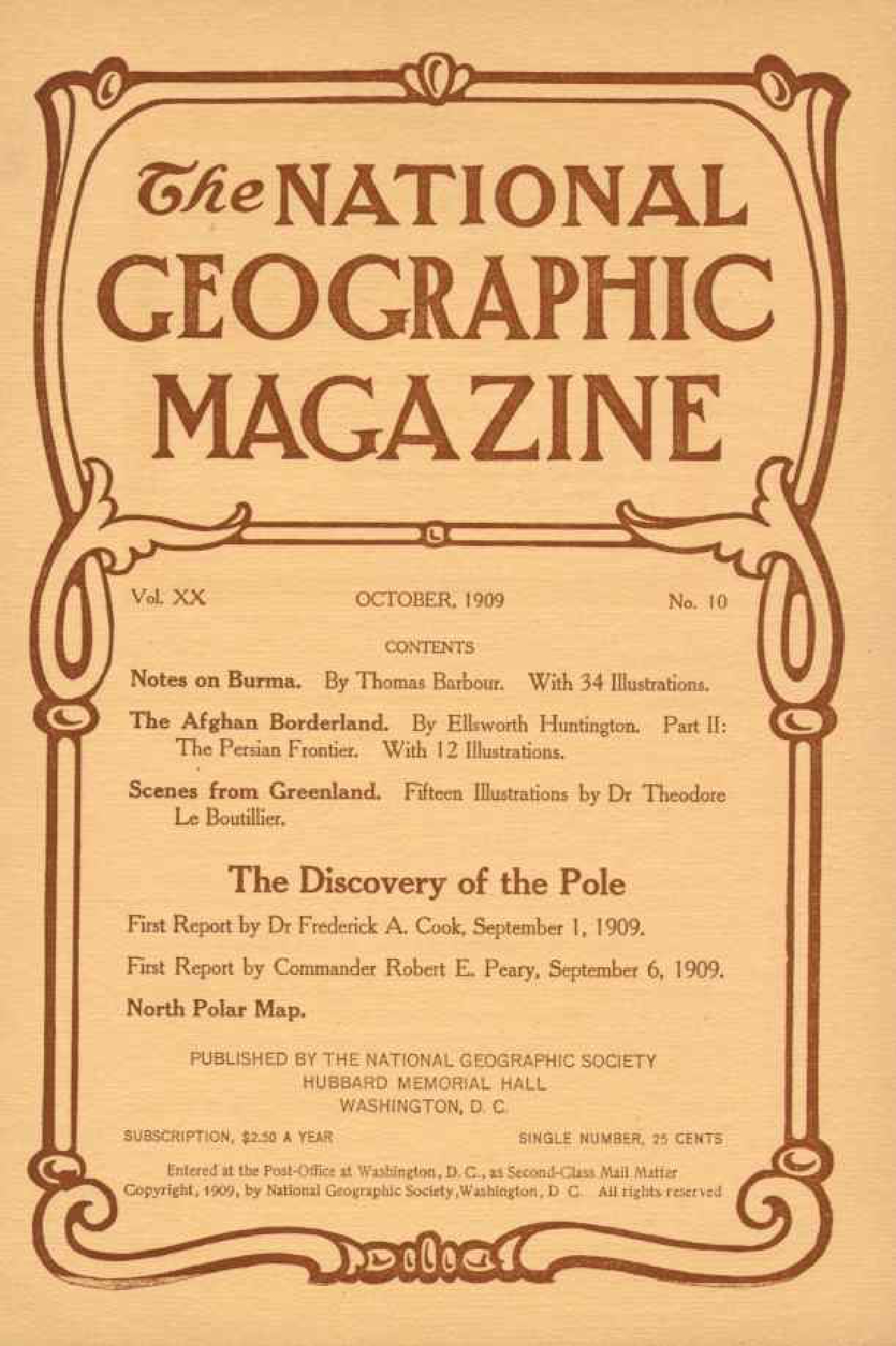 [해외잡지] National Geographic 1909-10 020-10 Oct