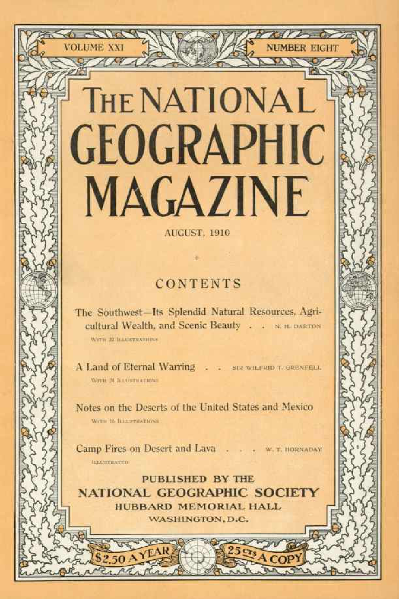 [해외잡지] National Geographic 1910-08 021-08 Aug