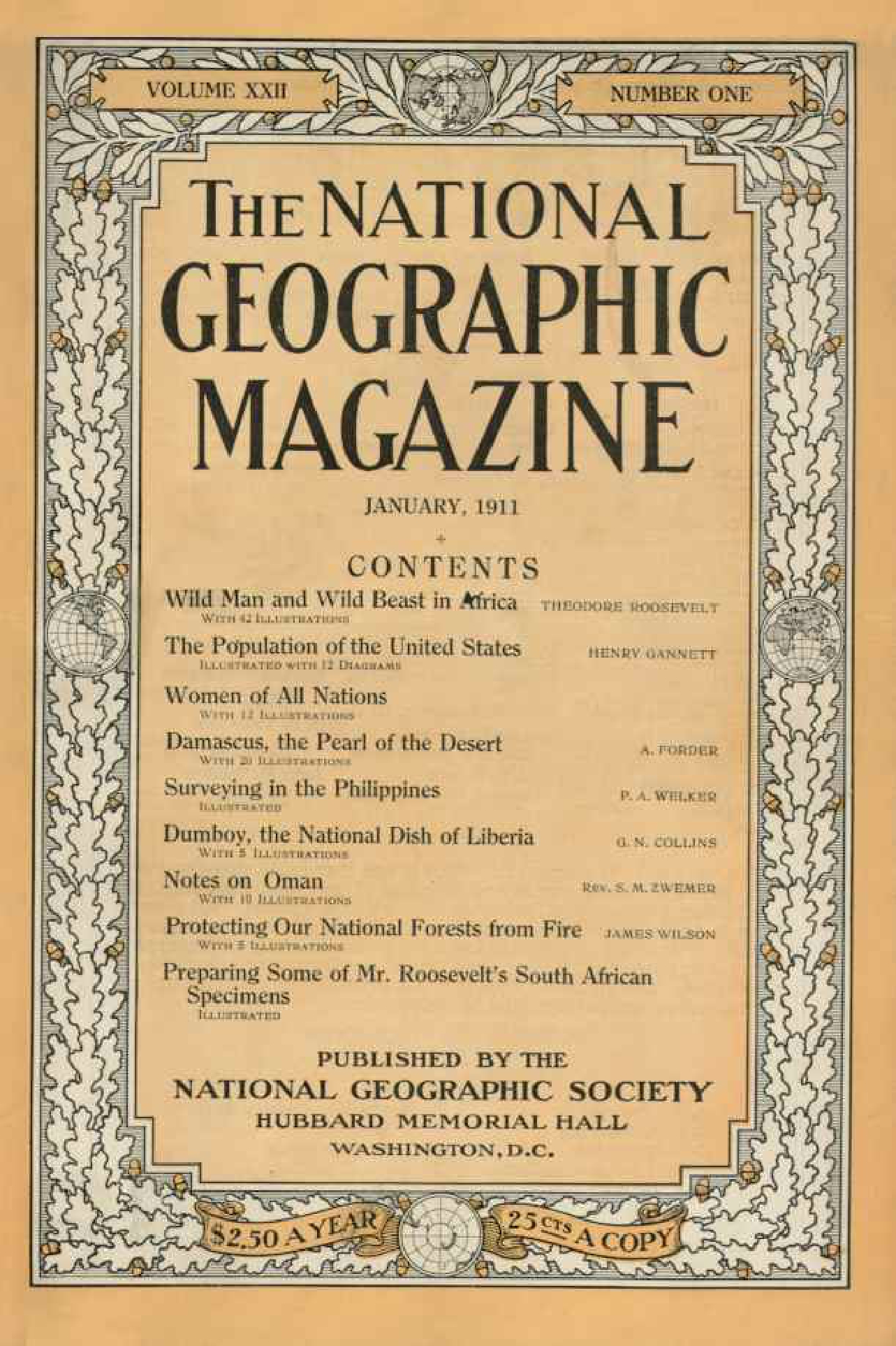[해외잡지] National Geographic 1911-01 022-01 Jan