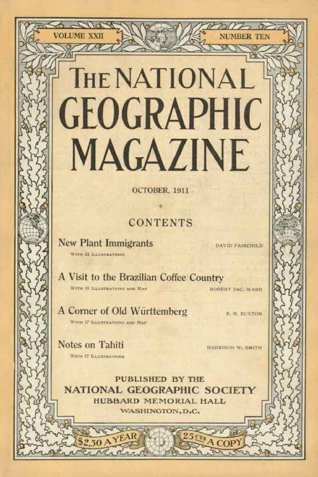 [해외잡지] National Geographic 1911-10 022-10 Oct